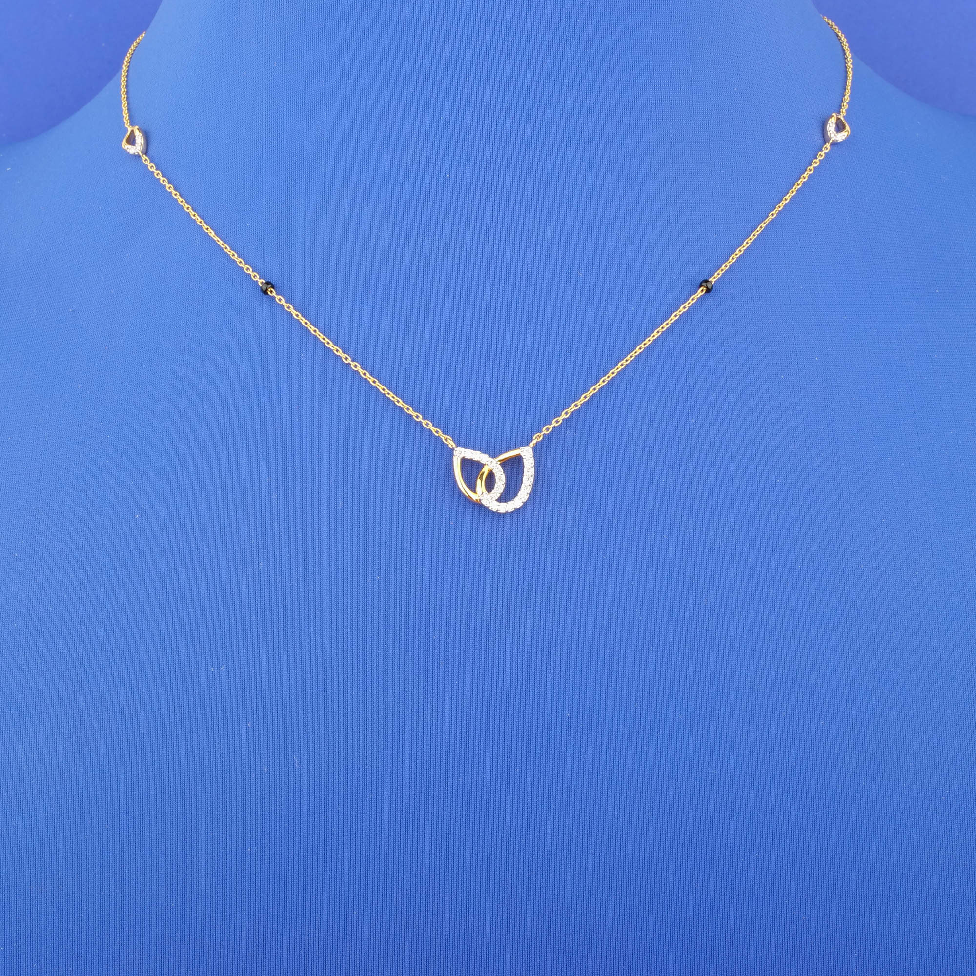 18K Yellow Gold Diamond 'Mangalsutra' Necklace