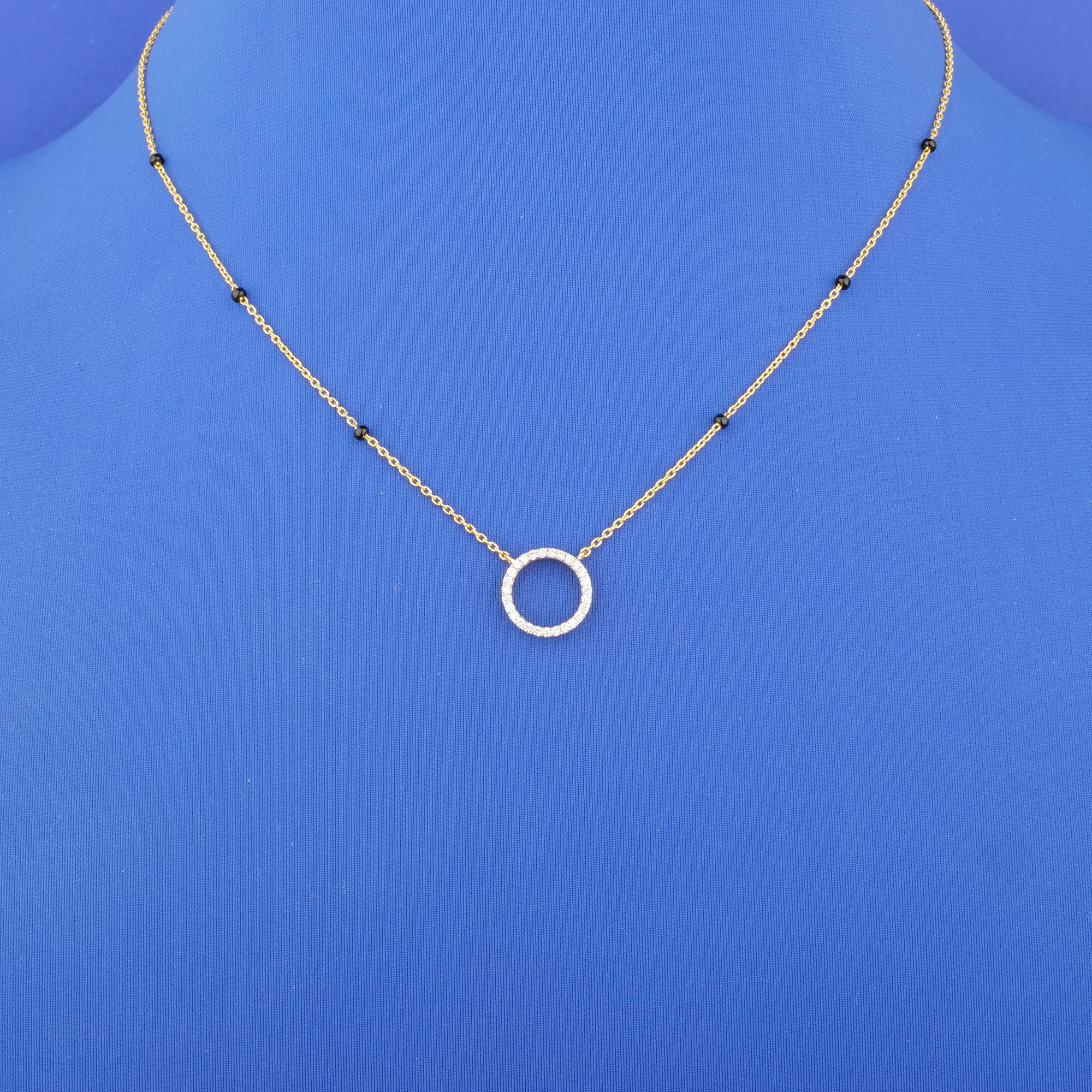 18K Yellow Gold Diamond 'Mangalsutra' Necklace