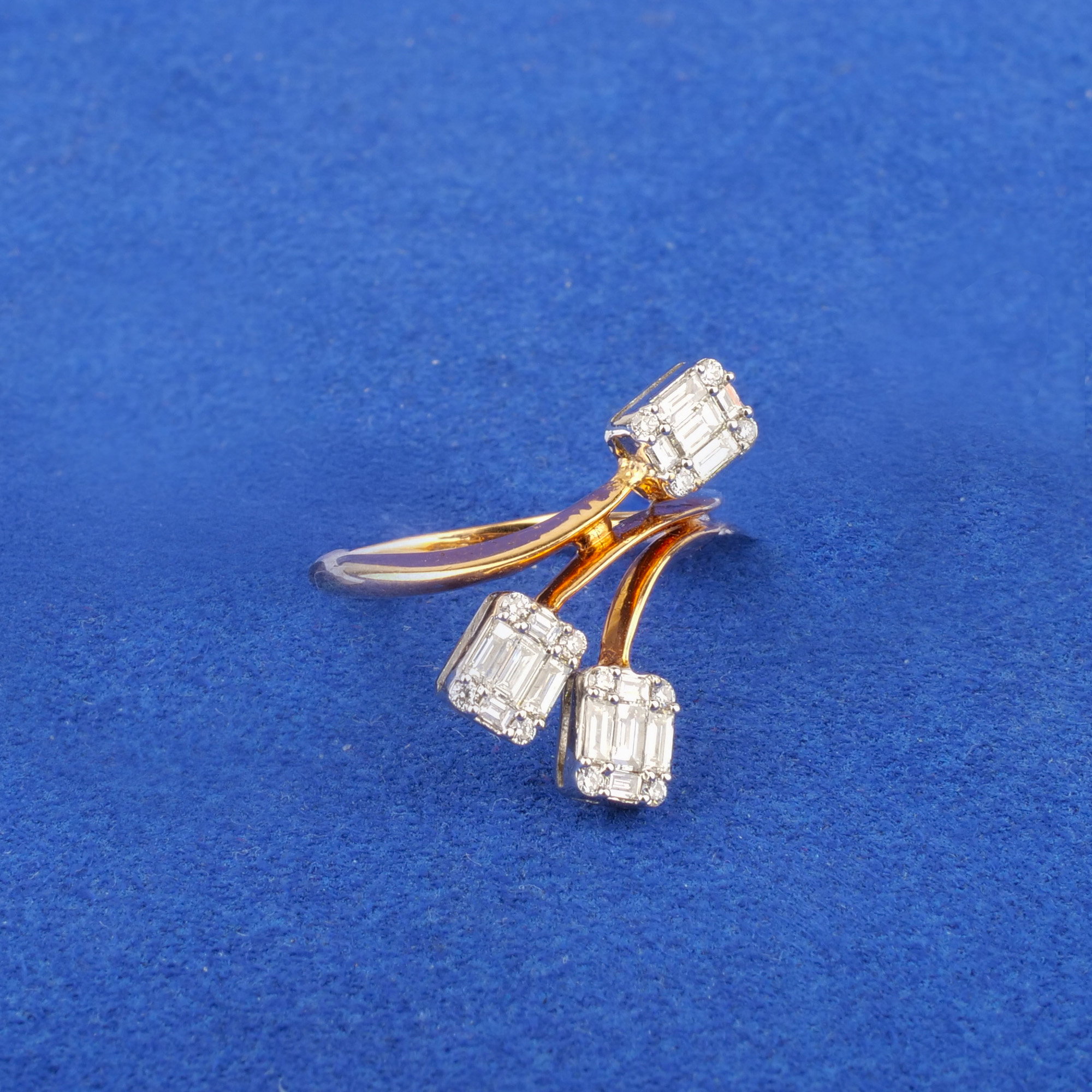 18K Rose Gold Diamond Ring