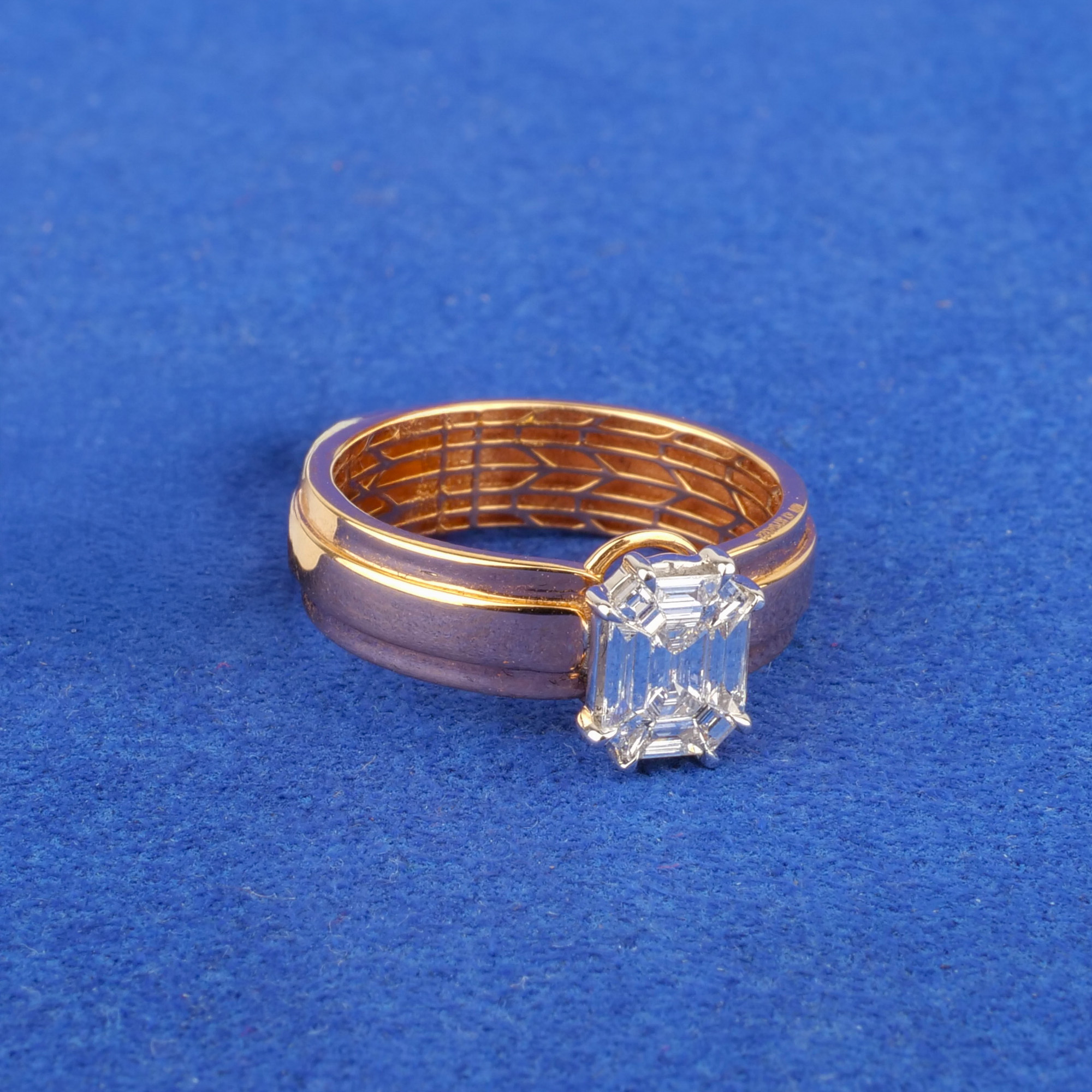 18K Rose Gold Diamond Ring