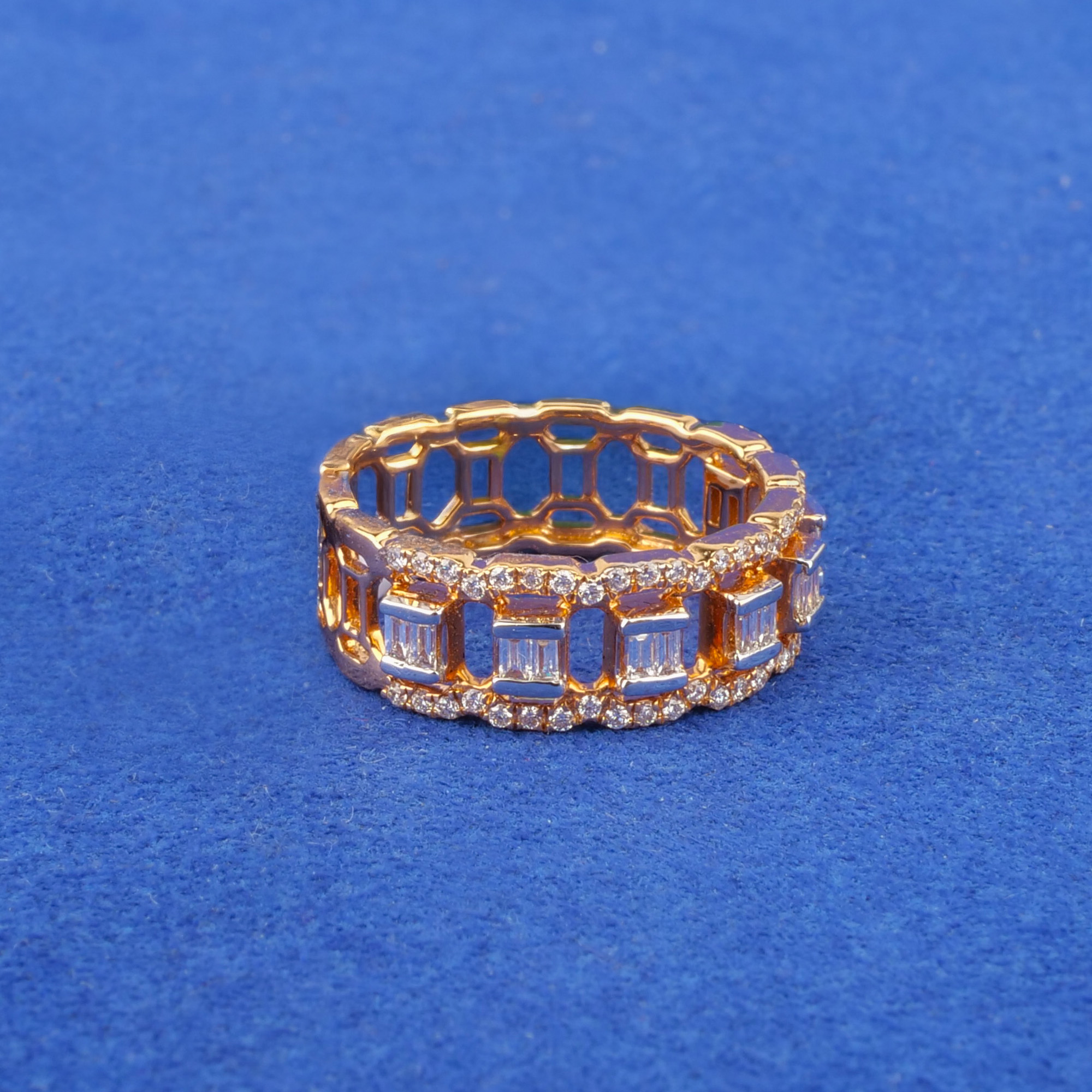18K Rose Gold Diamond Ring