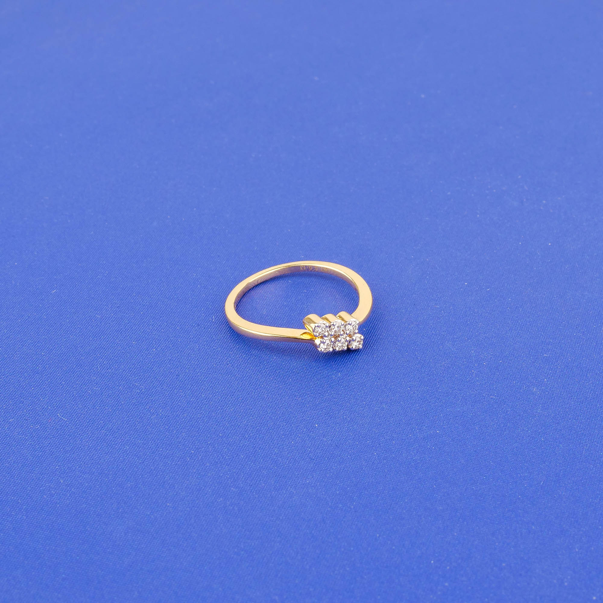 18K Yellow Gold Diamond Ring