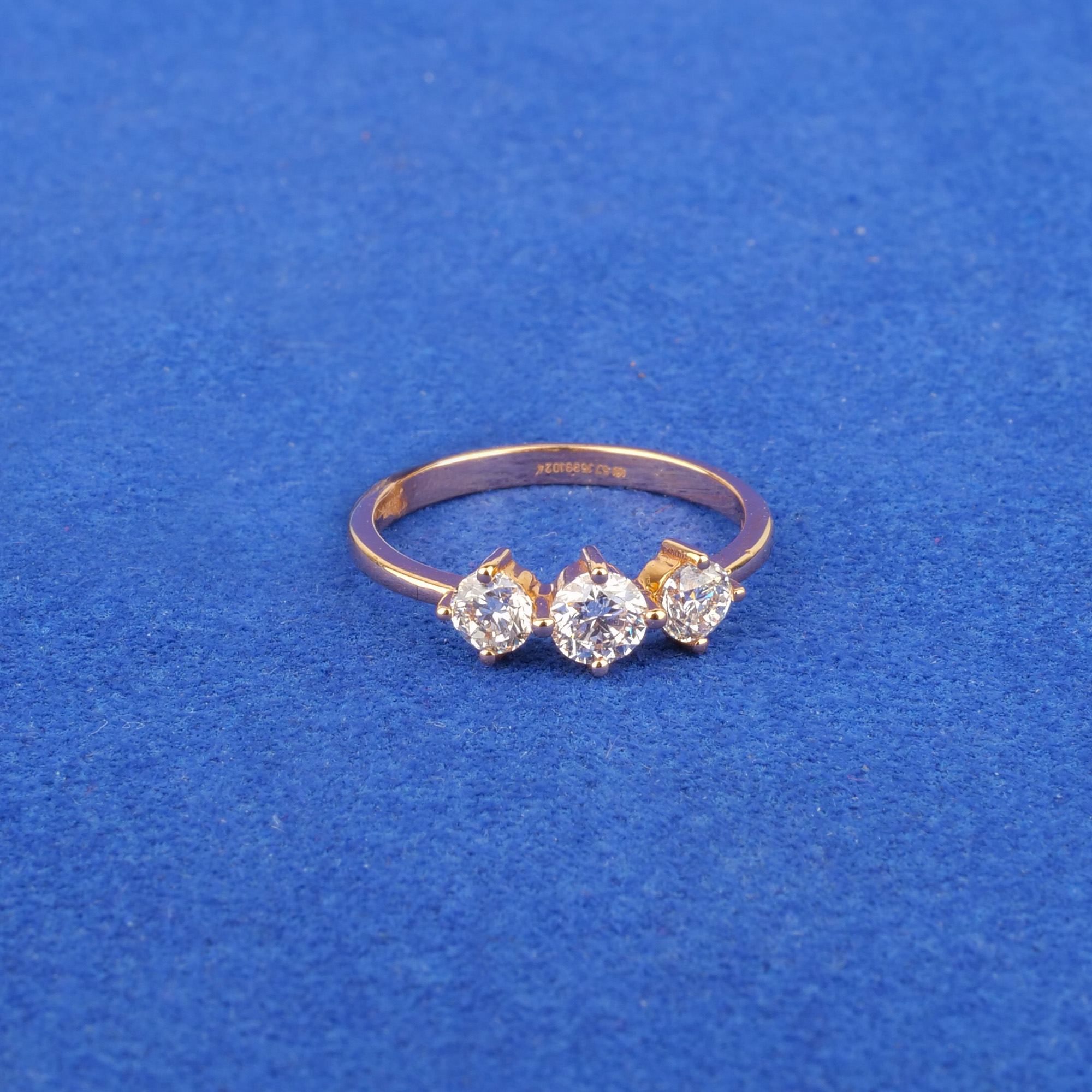 18K Rose Gold Diamond Ring