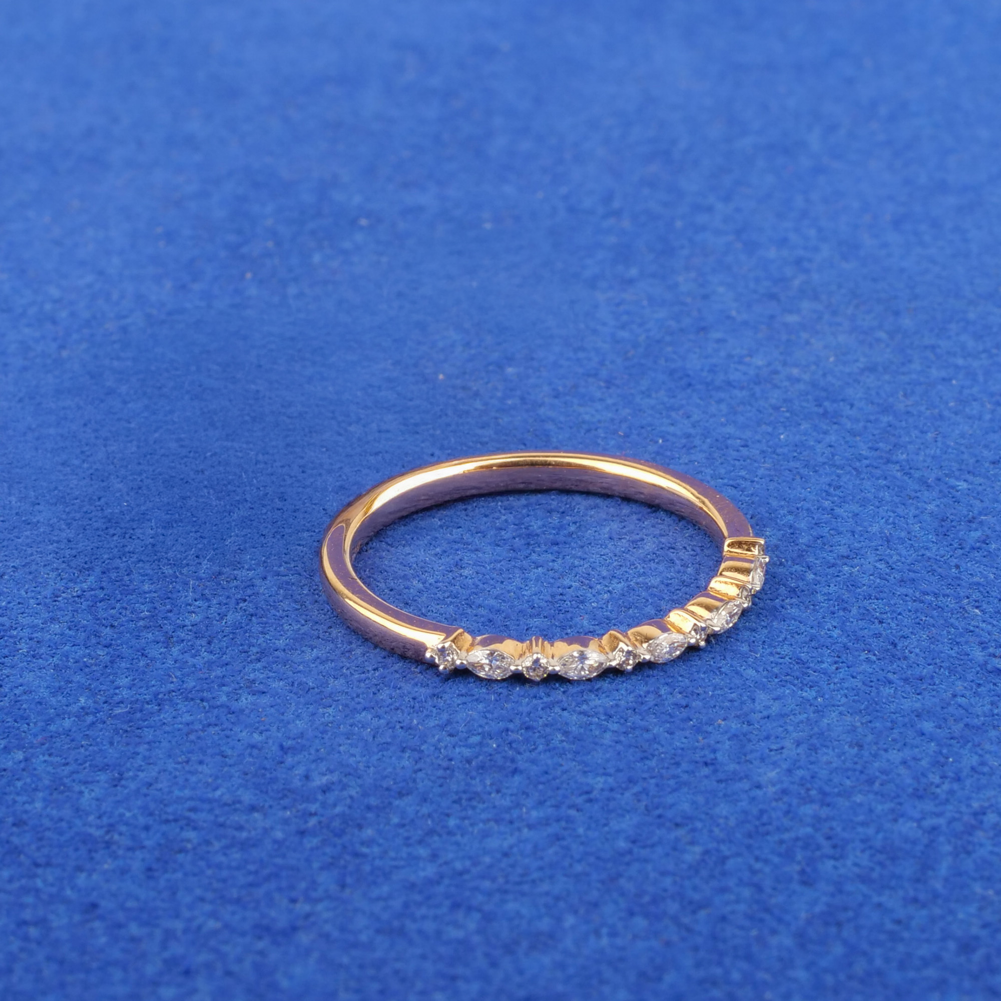 18K Rose Gold Diamond Ring