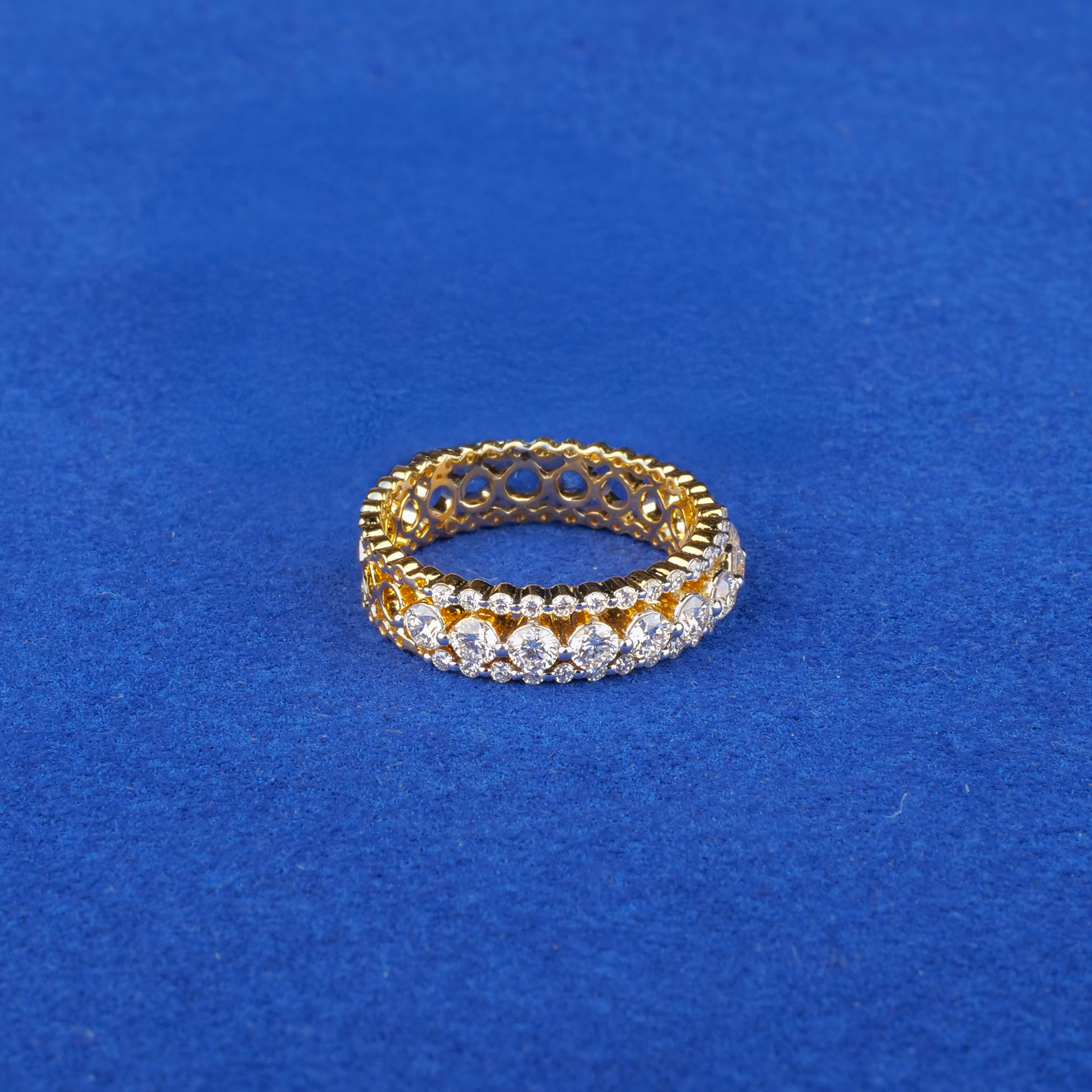 18K Yellow Gold Diamond Ring