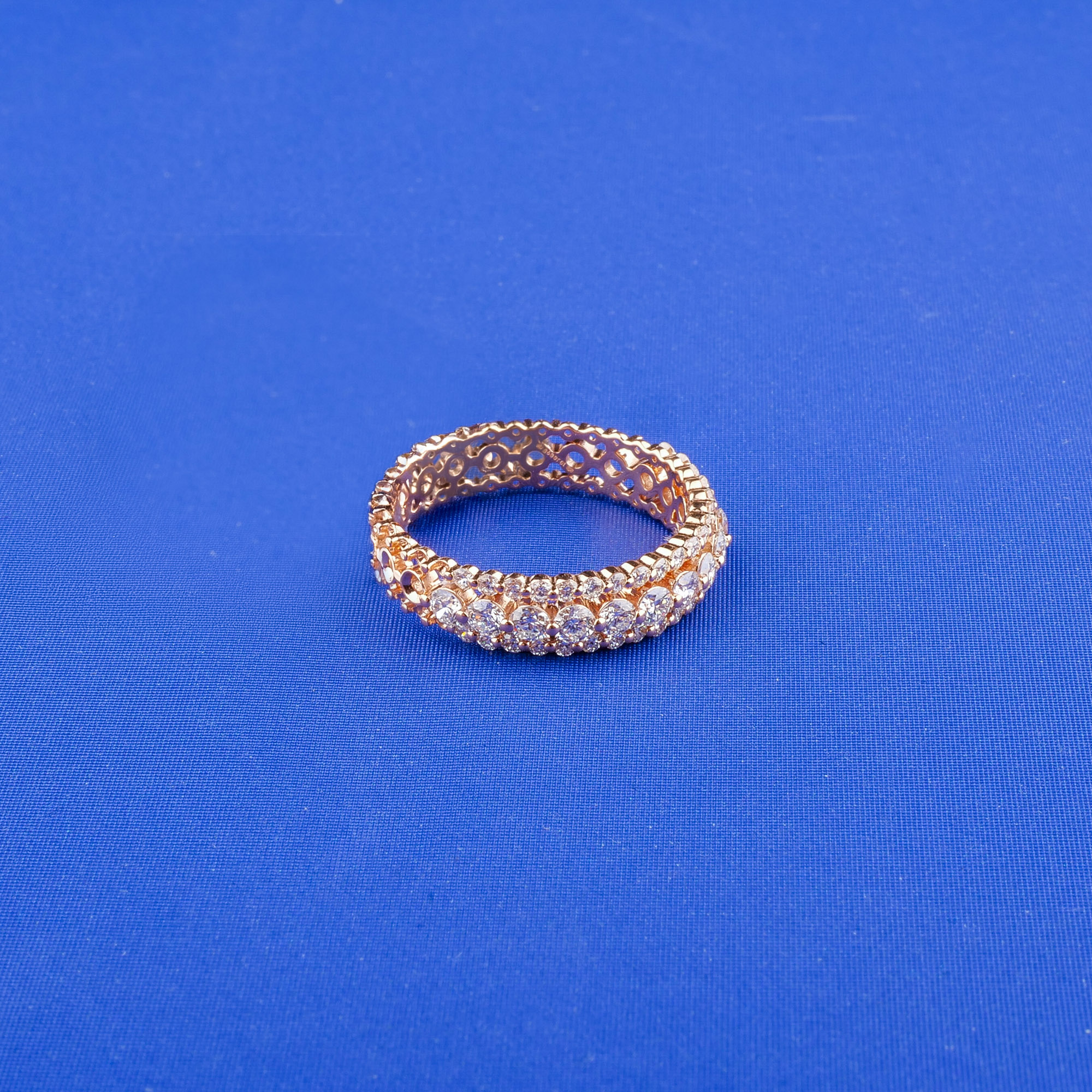 18K Rose Gold Diamond Ring