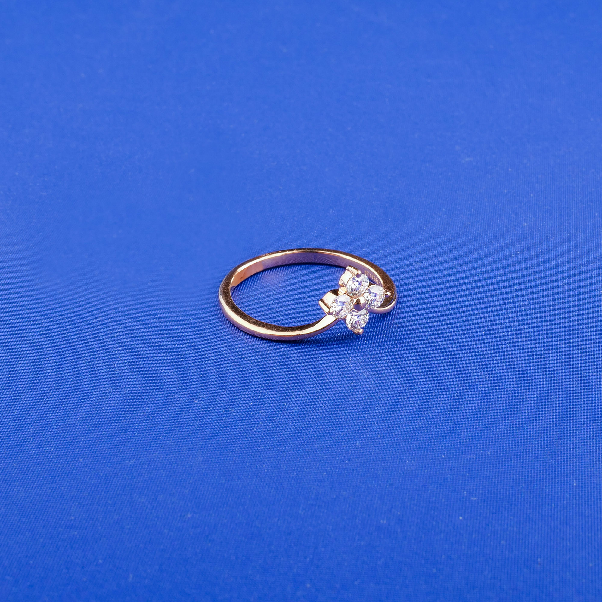 18K Rose Gold Diamond Ring