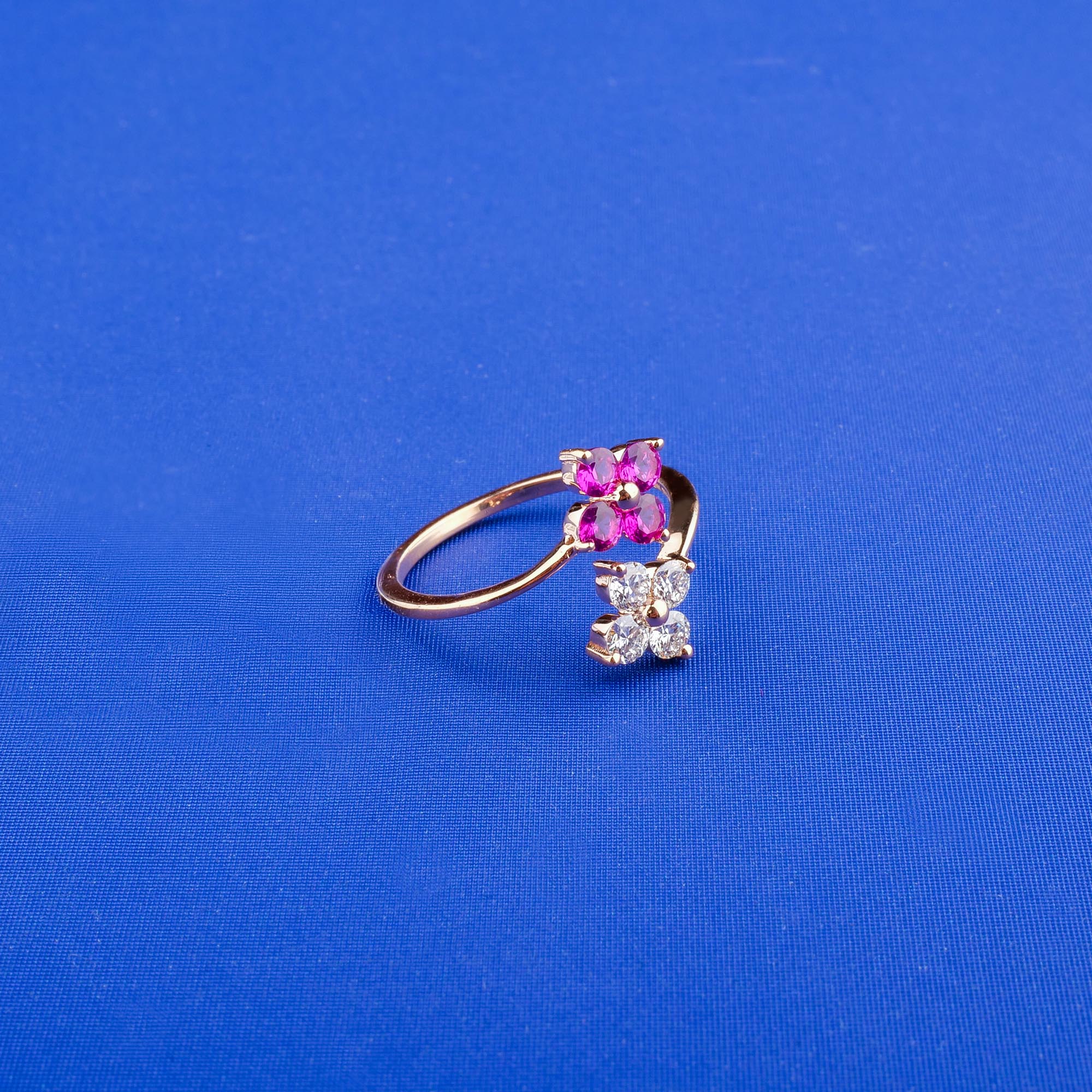 18K Rose Gold Diamond Ring