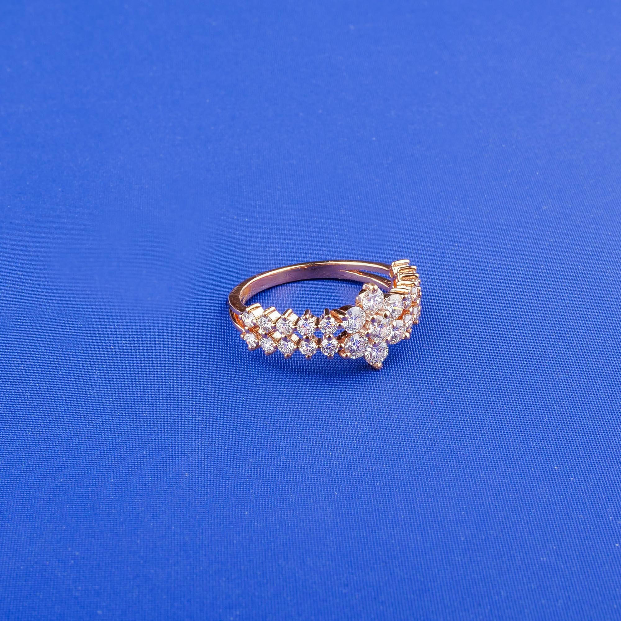 18K Rose Gold Diamond Ring