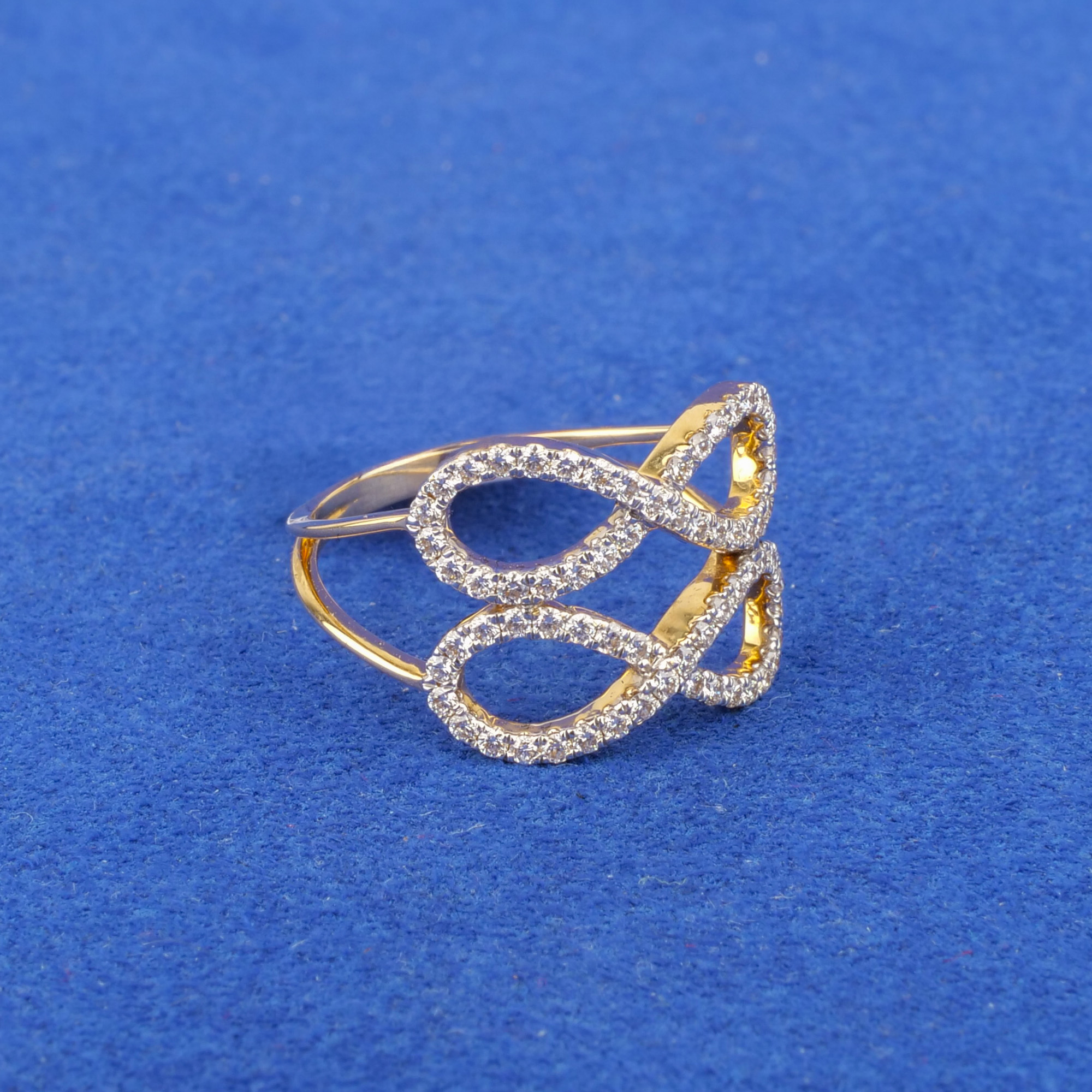 18K Yellow Gold Diamond Ring