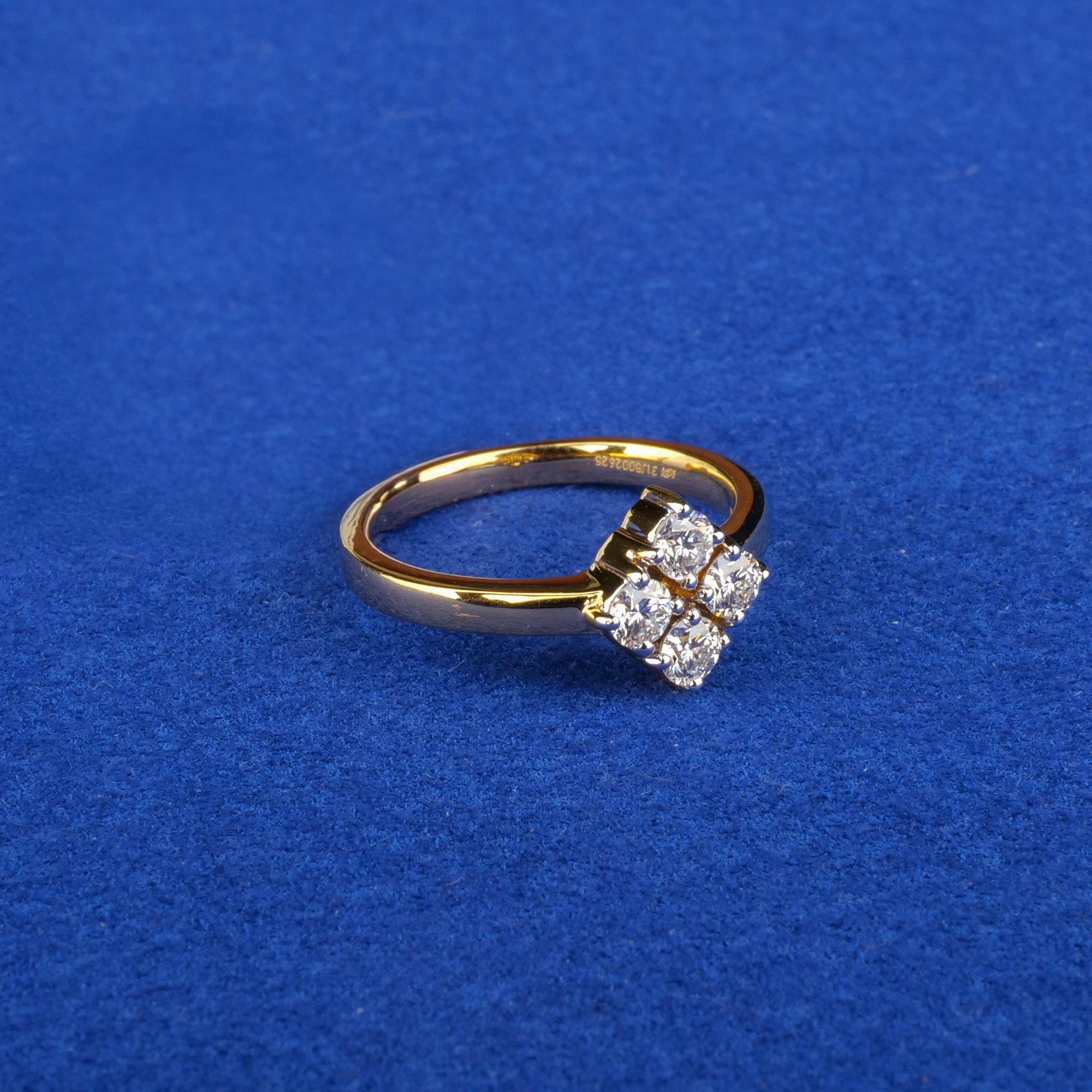 18K Yellow Gold Diamond Ring