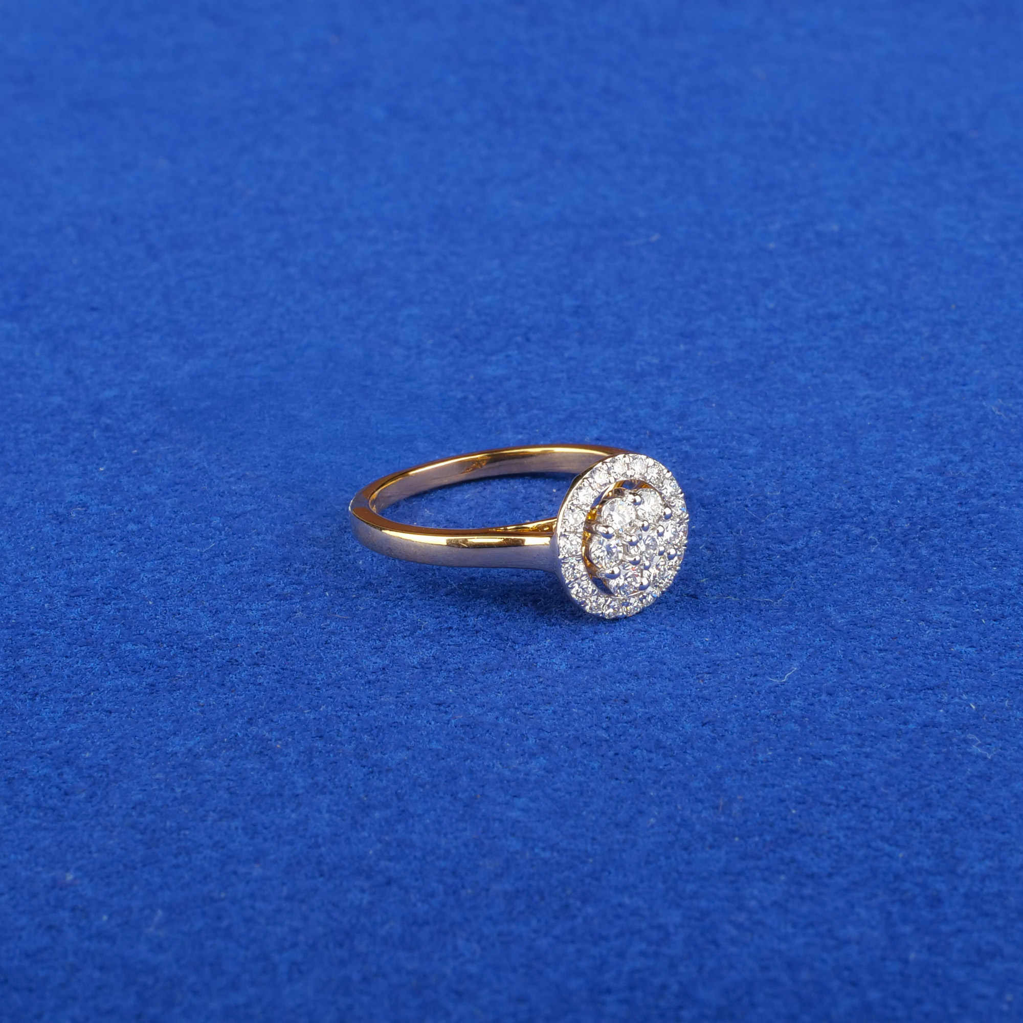 18K Yellow Gold Diamond Ring