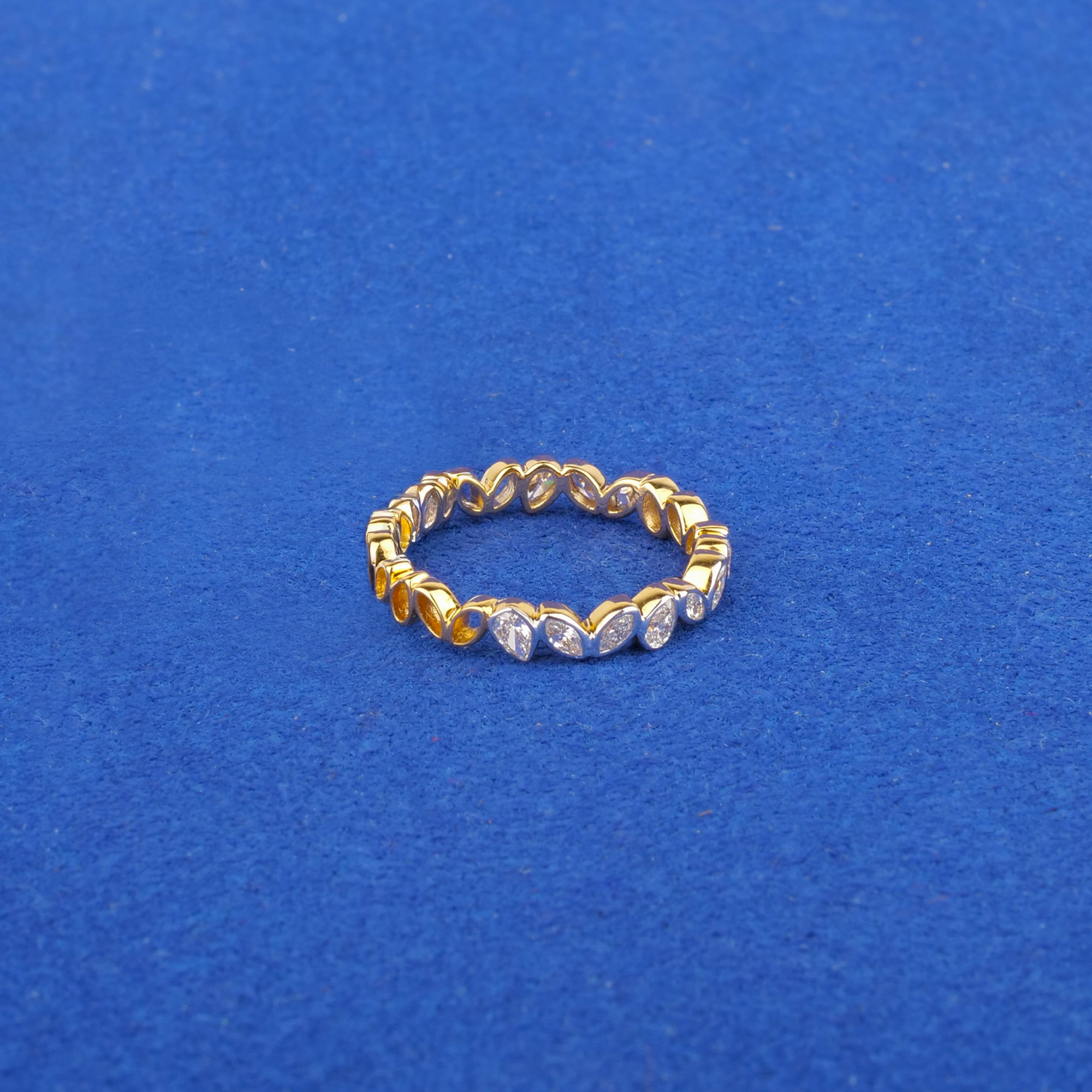18K Yellow Gold Diamond Ring
