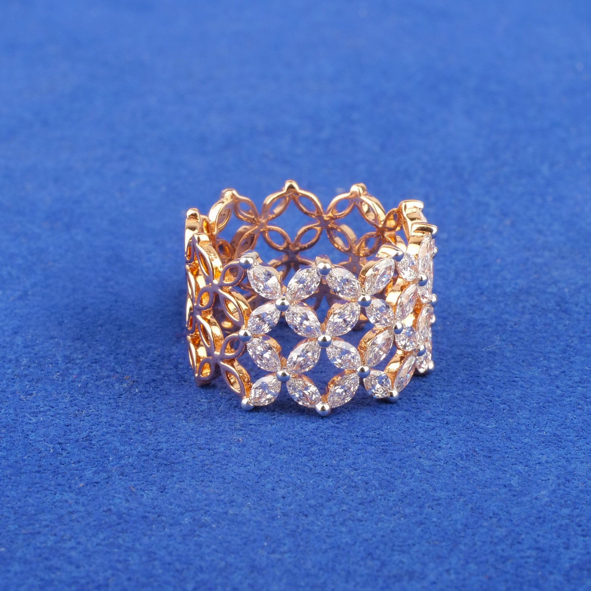 18K Rose Gold Diamond Ring