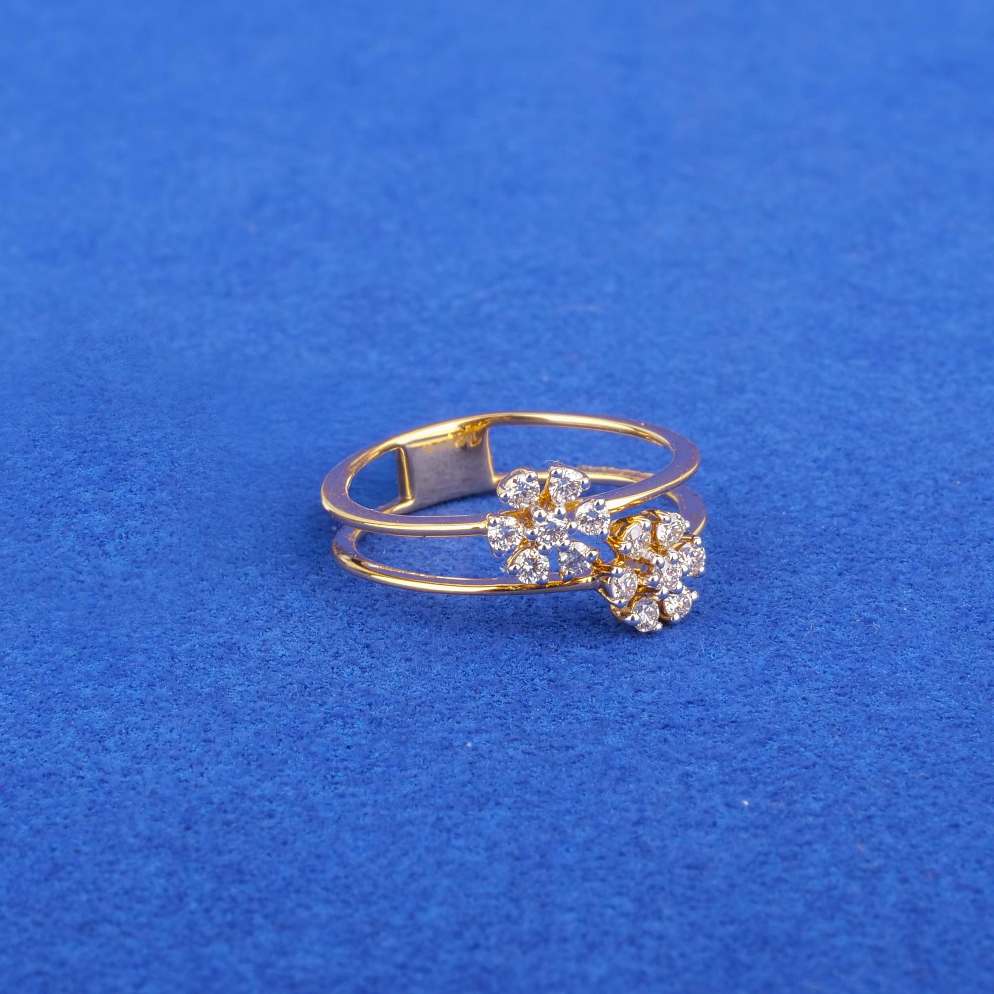 18K Yellow Gold Diamond Ring
