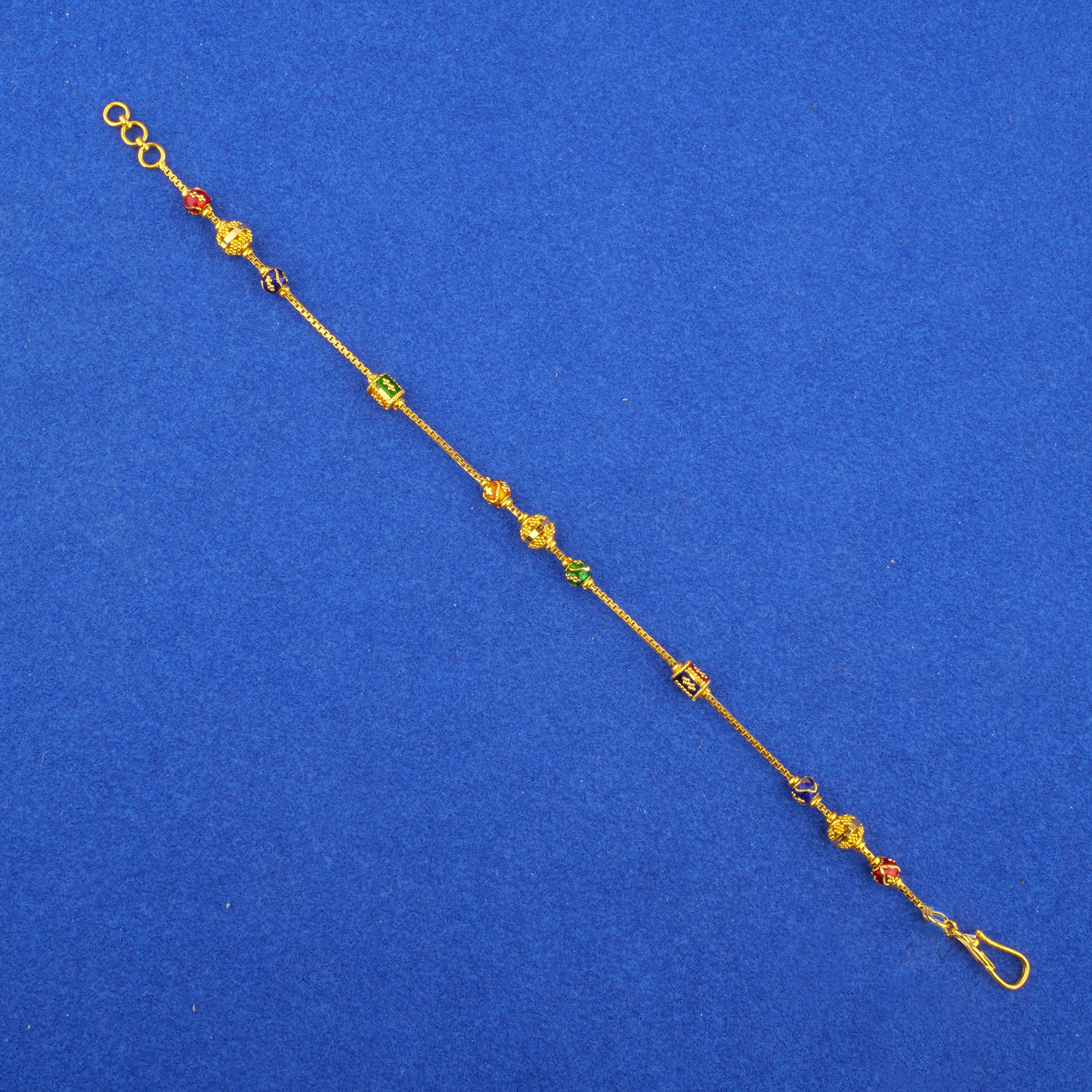 Twenty-Two Karat Gold Minakari Bracelet