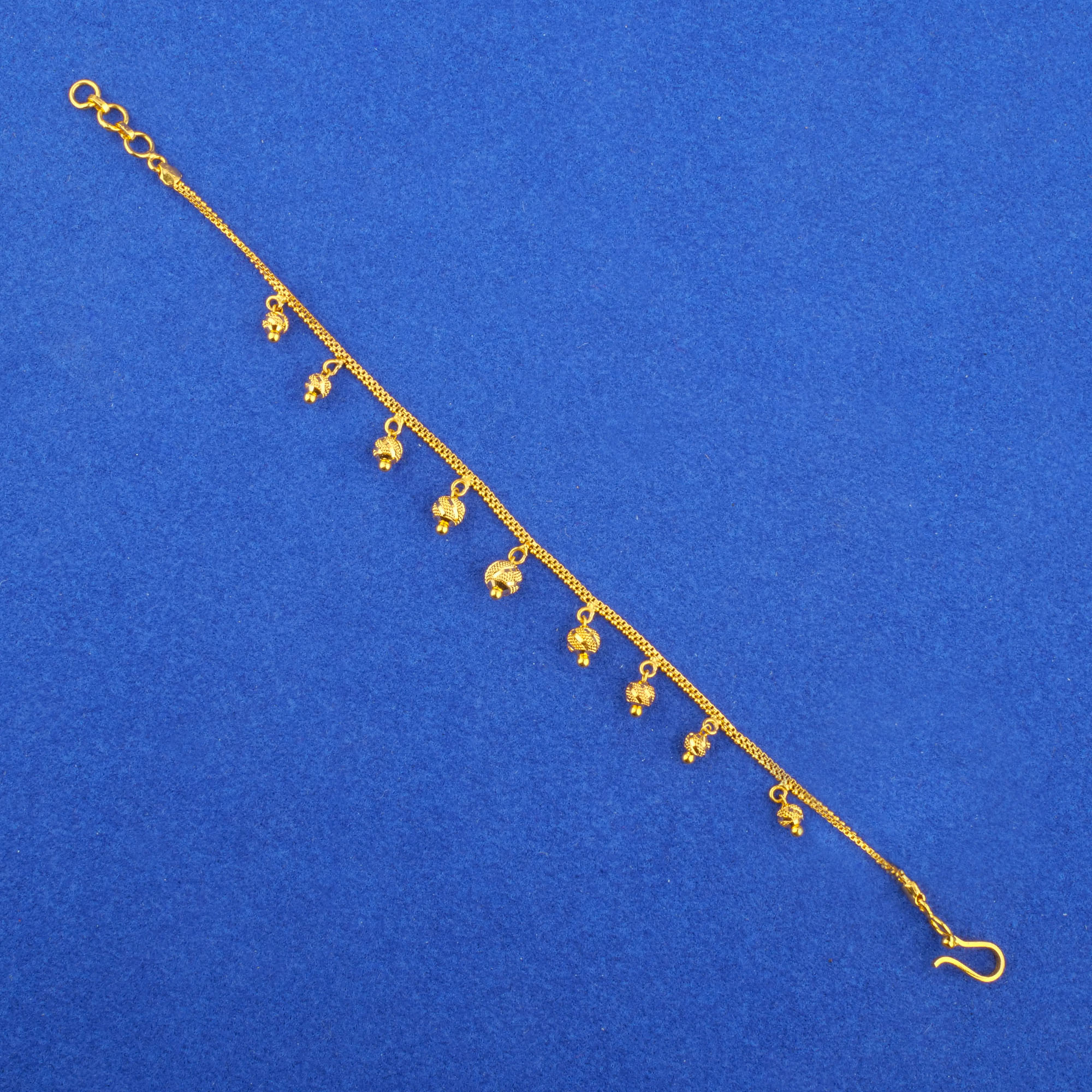 Twenty-Two Karat Gold 'Charm' Bracelet