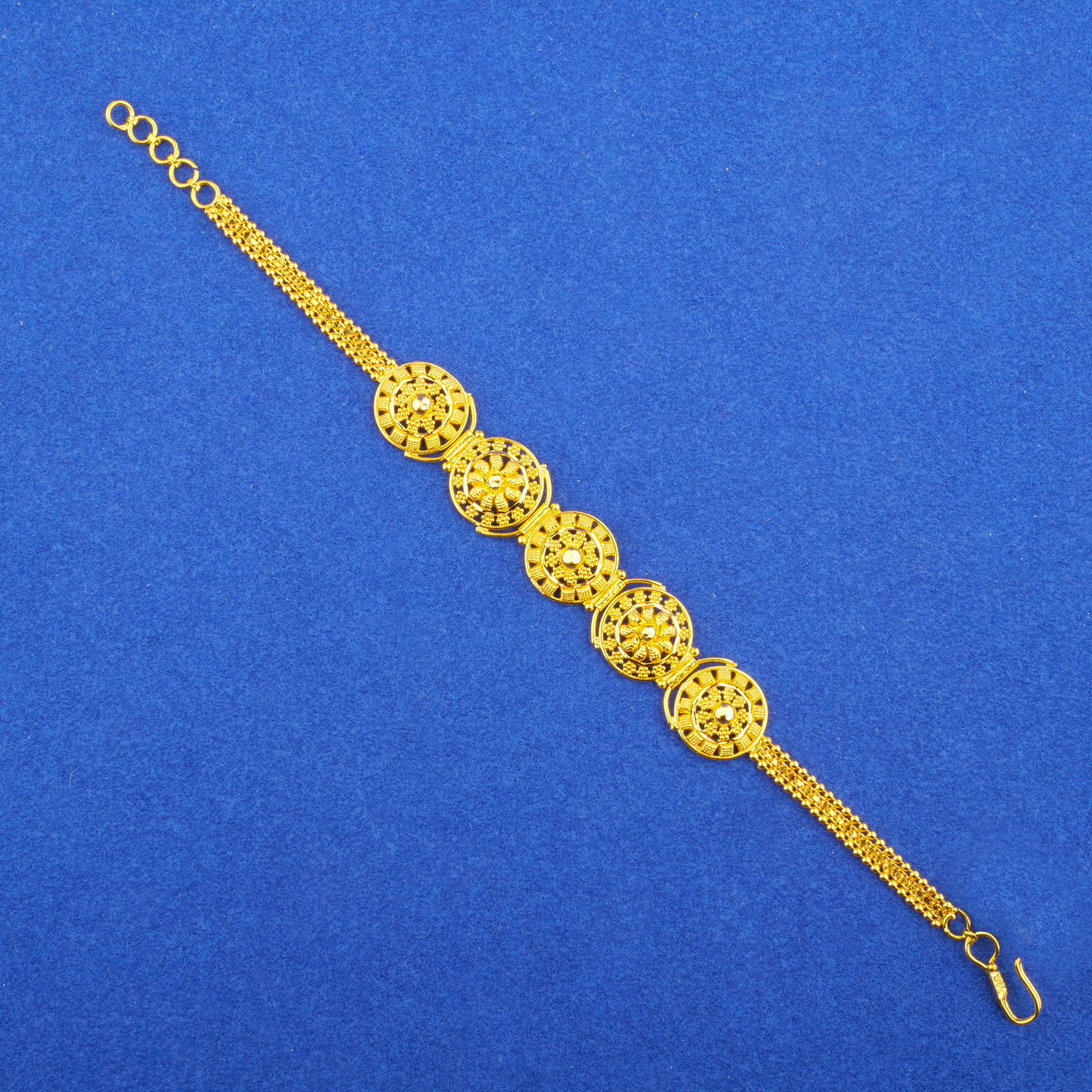 Twenty-Two Karat Gold Bracelet