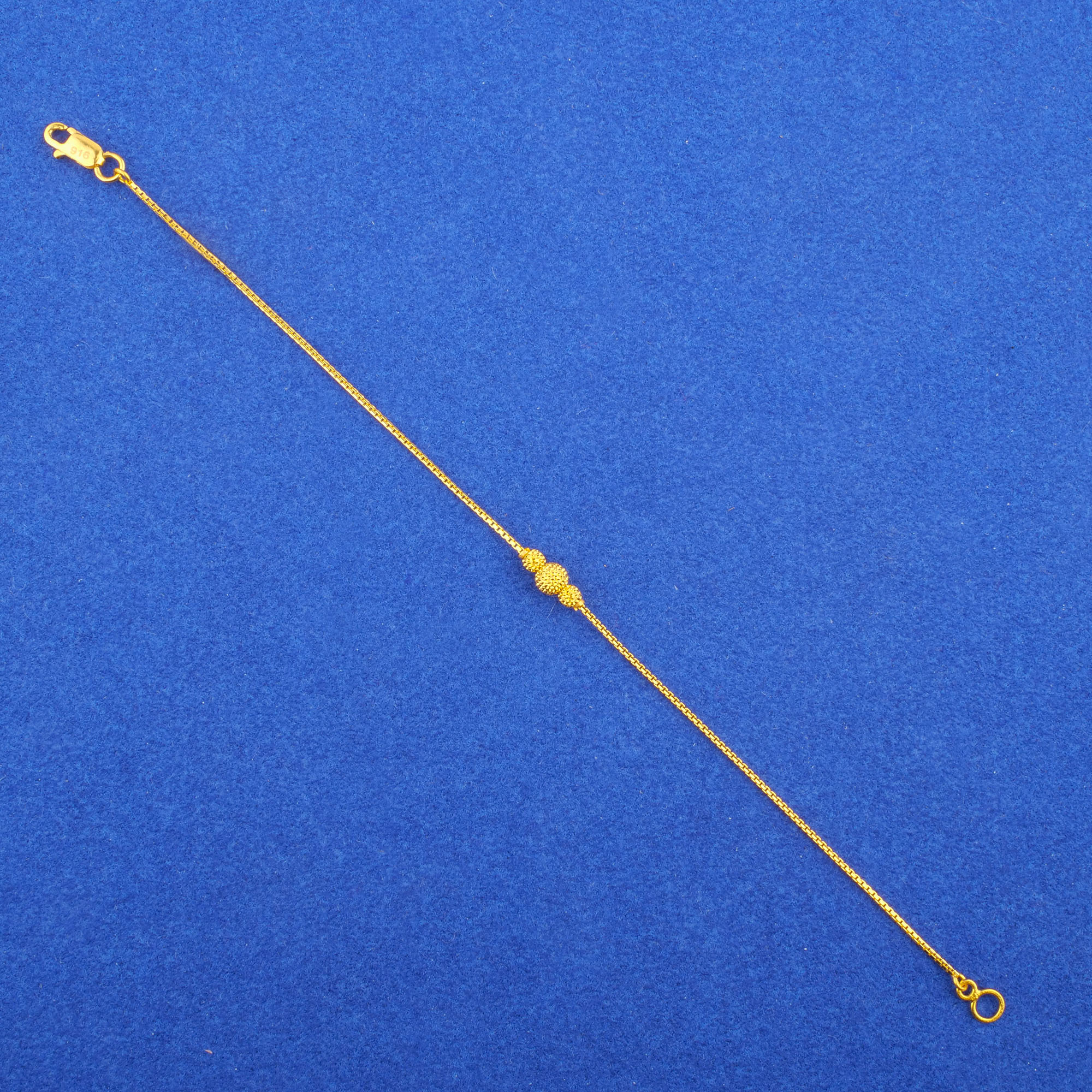 Twenty-Two Karat Gold Bracelet