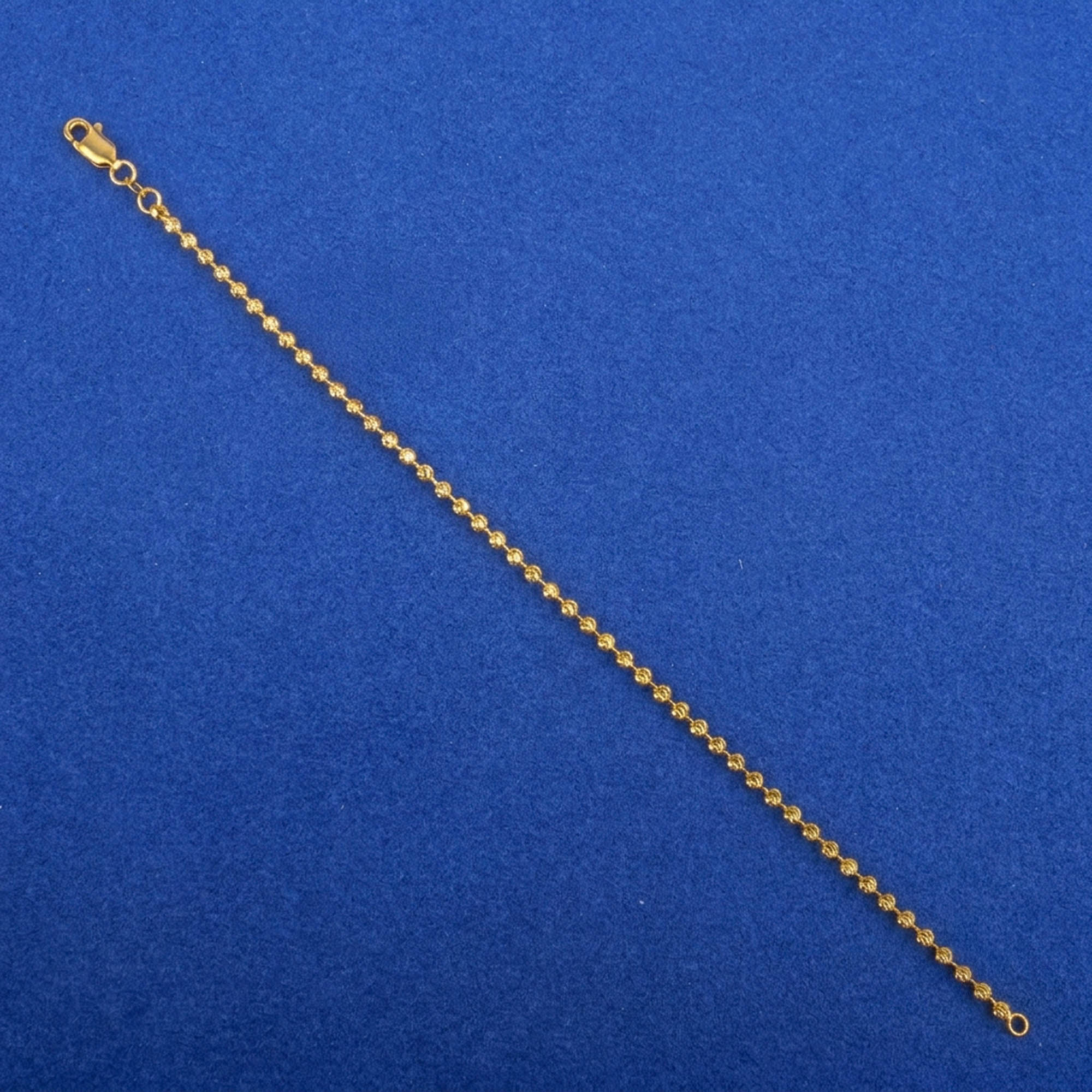 Twenty-Two Karat Gold 'Beaded' Bracelet