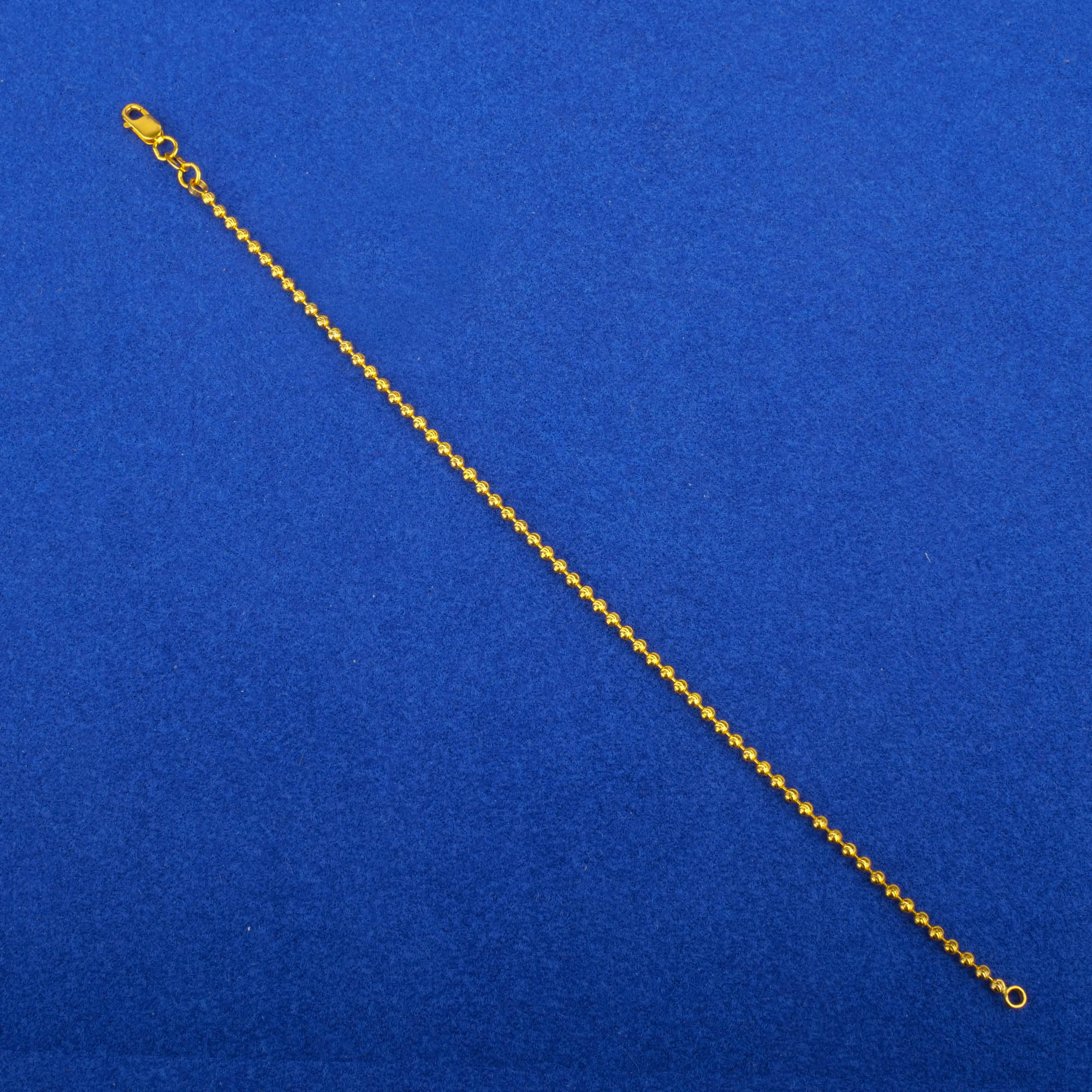Twenty-Two Karat Gold 'Beaded' Bracelet