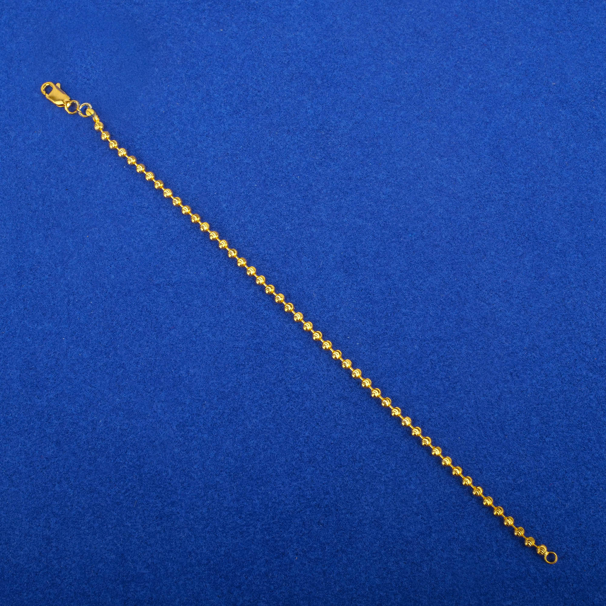 Twenty-Two Karat Gold 'Beaded' Bracelet