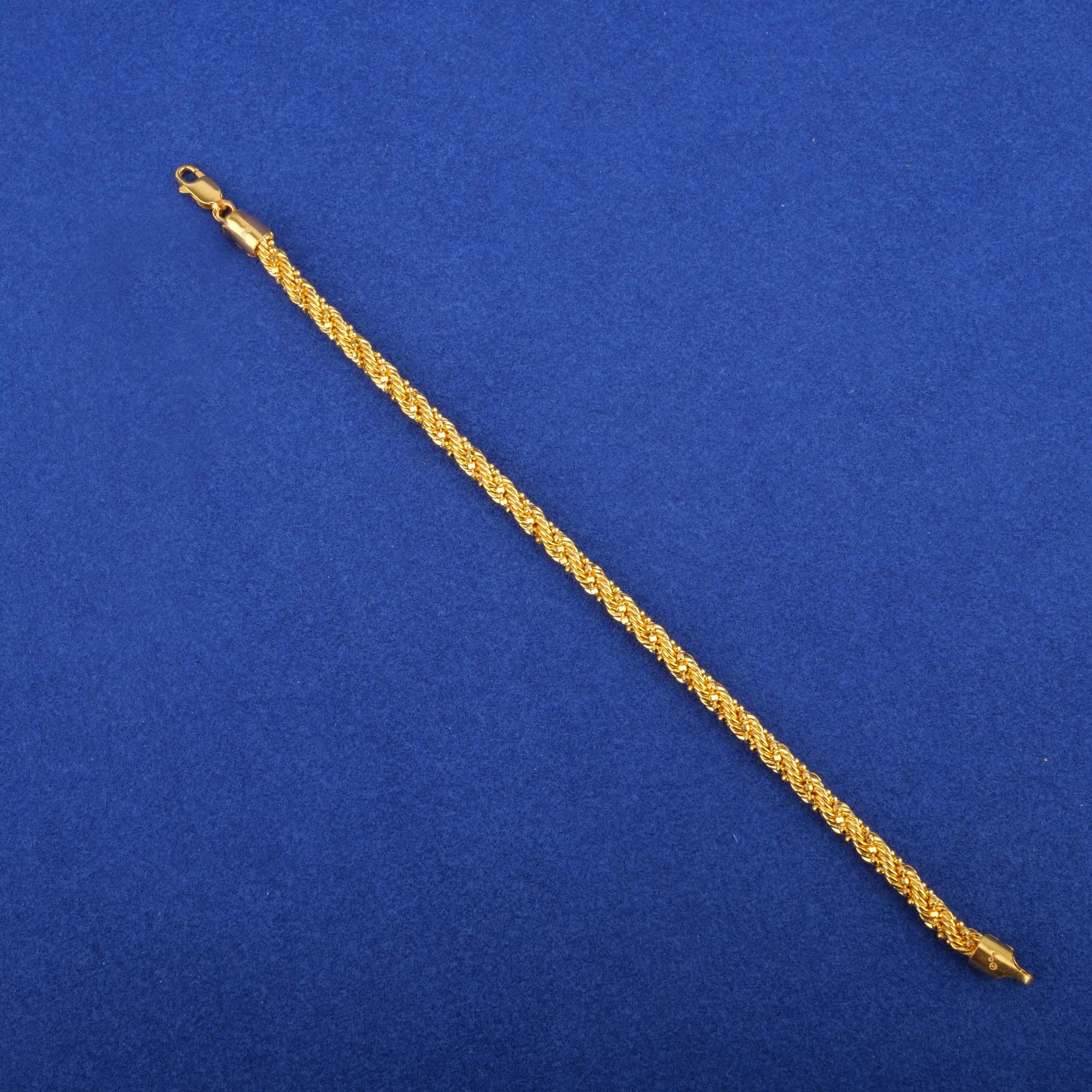 Twenty-Two Karat Gold 'Rope' Bracelet