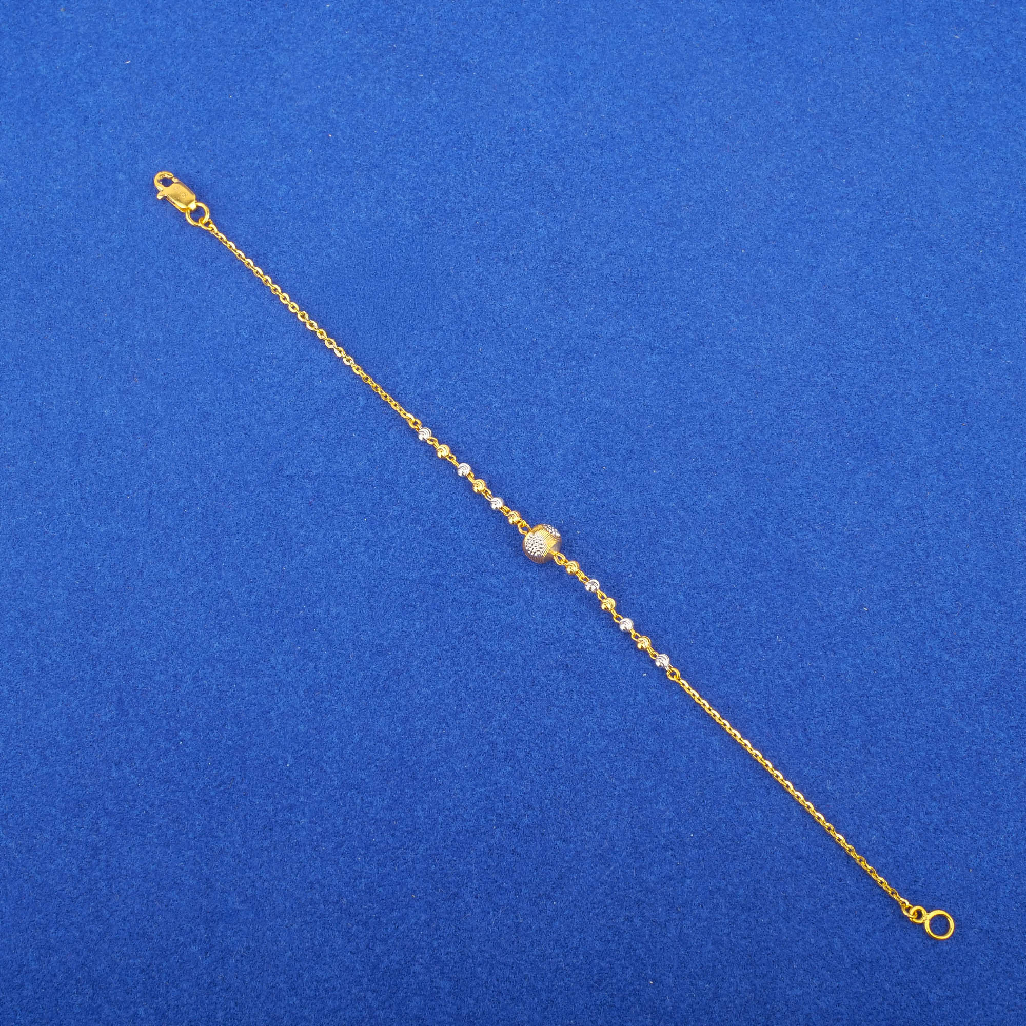 22K Two-Tone Gold Bracelet