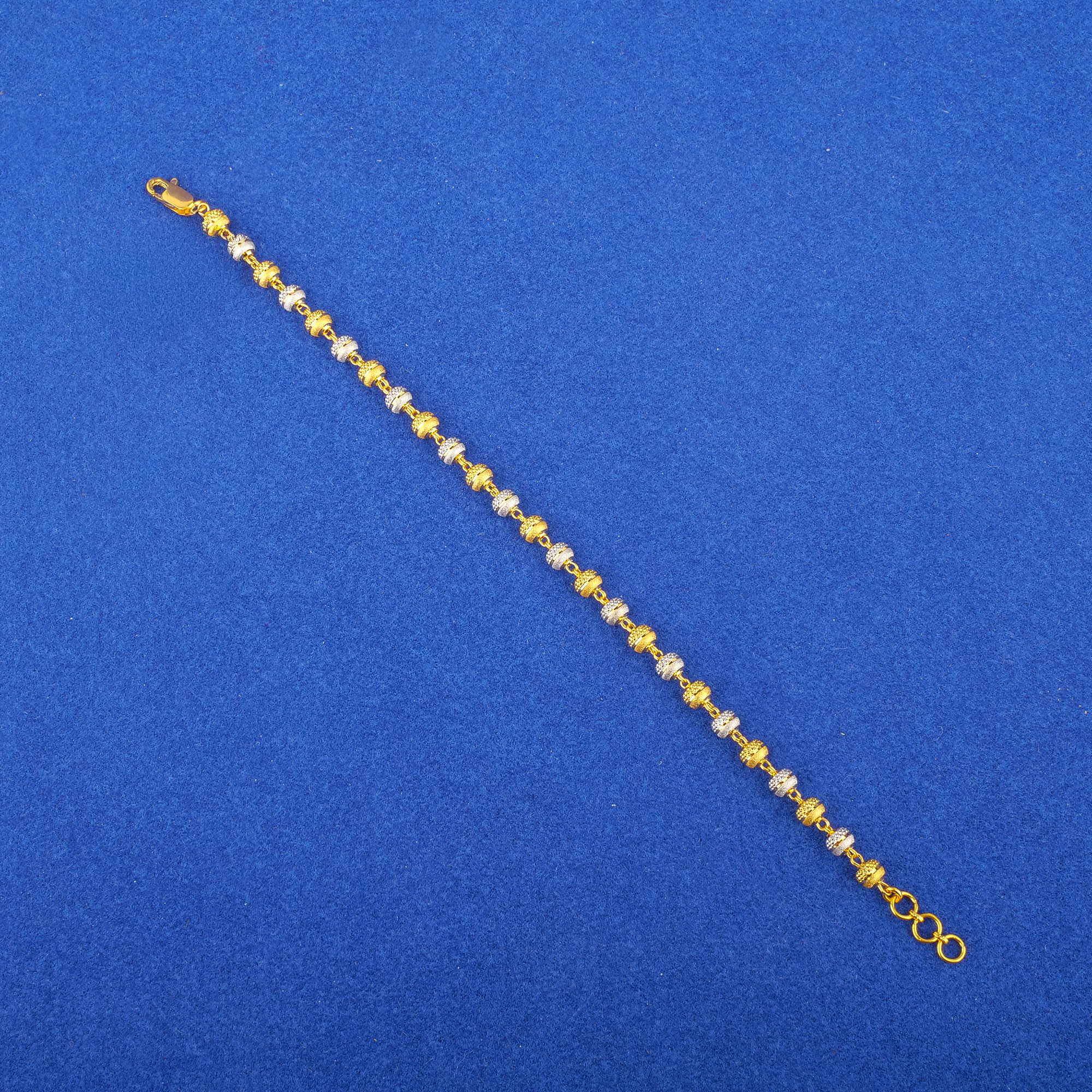 22K Two-Tone Gold Bracelet