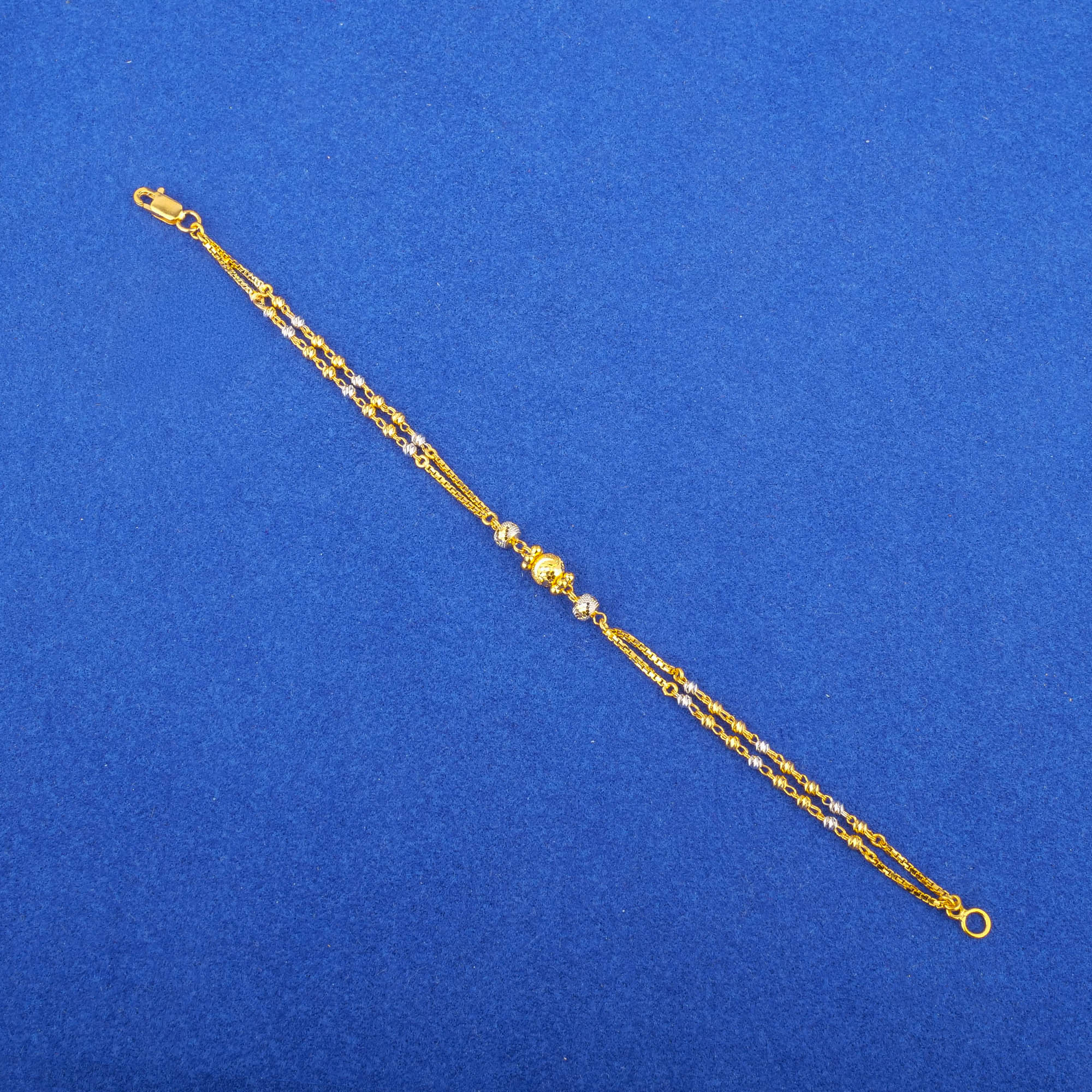 22K Two-Tone Gold Bracelet