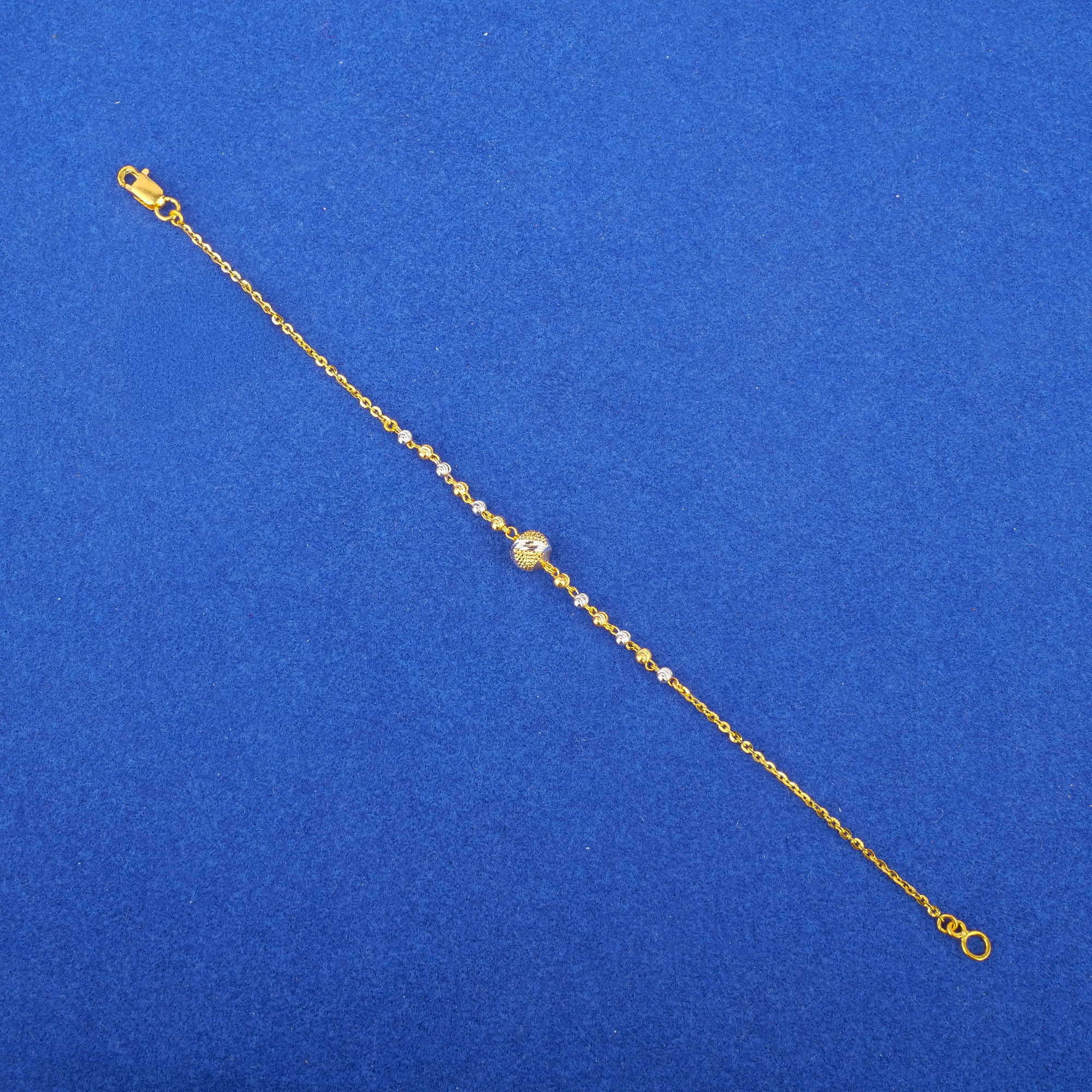 22K Two-Tone Gold Bracelet