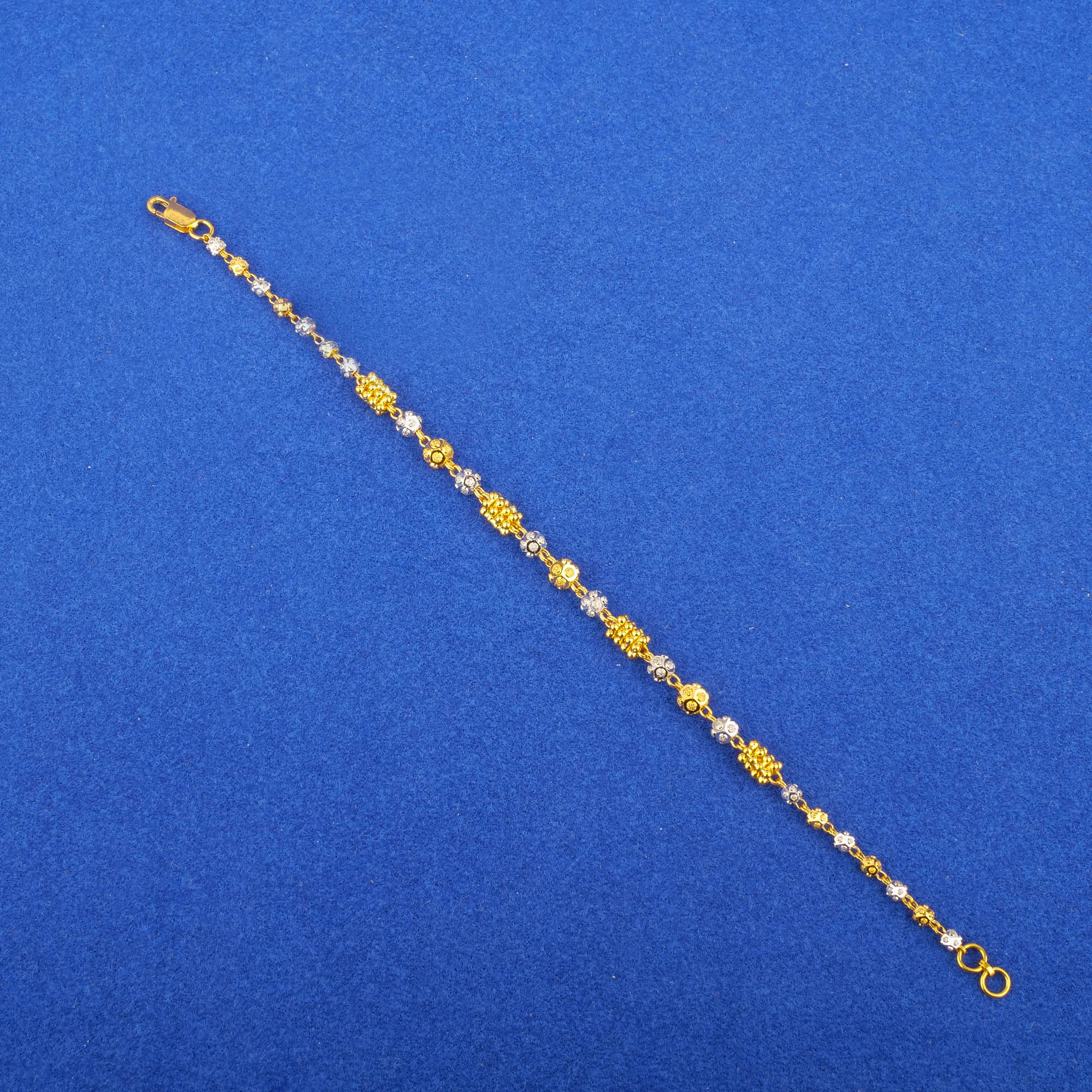 22K Two-Tone Gold Bracelet