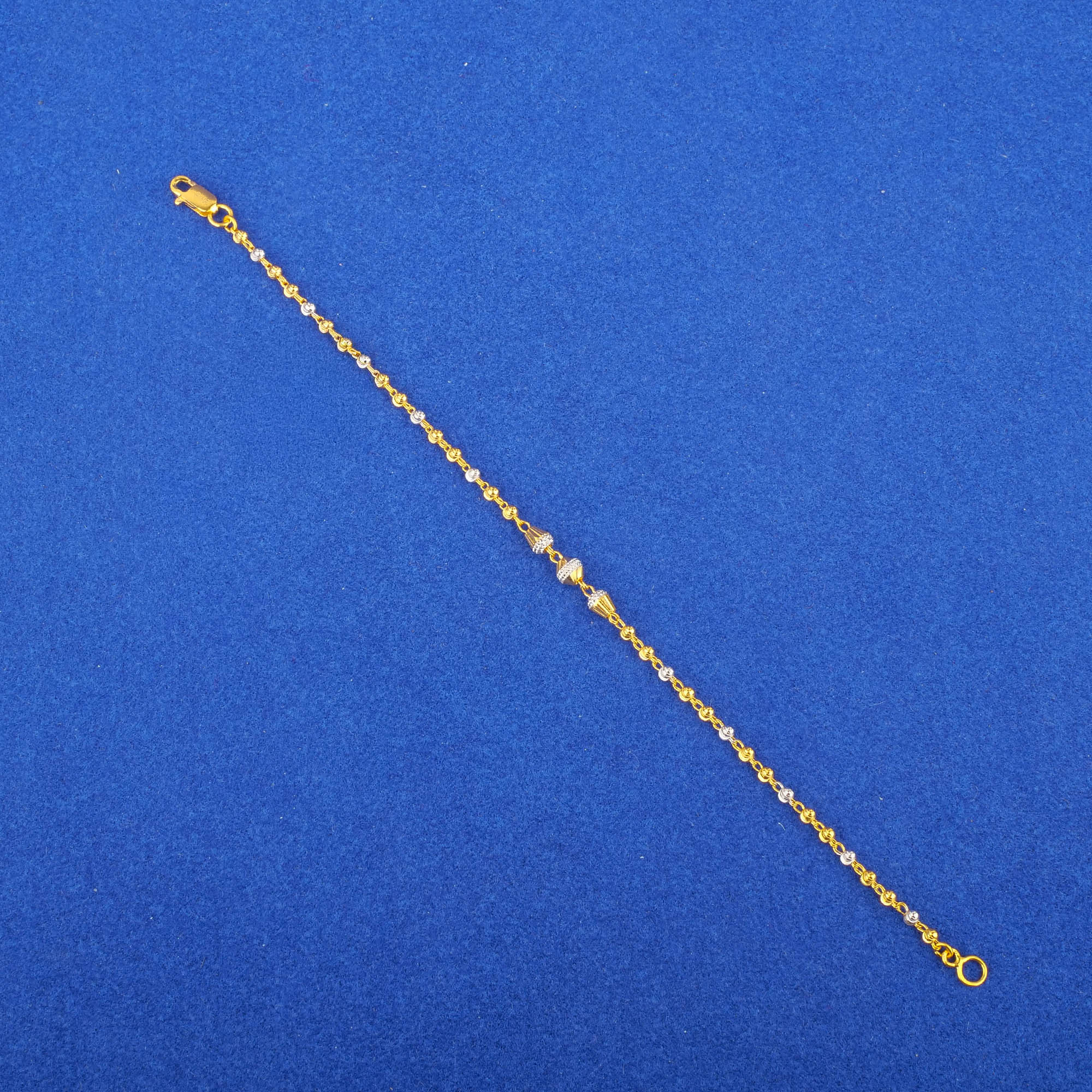 22K Two-Tone Gold Bracelet