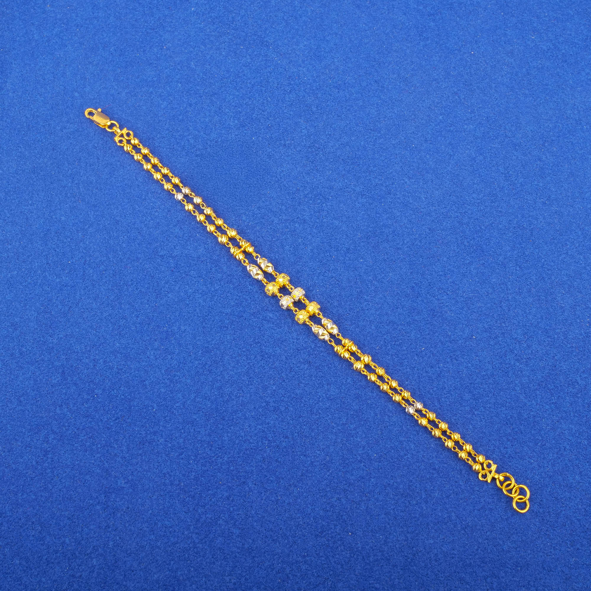 22K Two-Tone Gold Bracelet