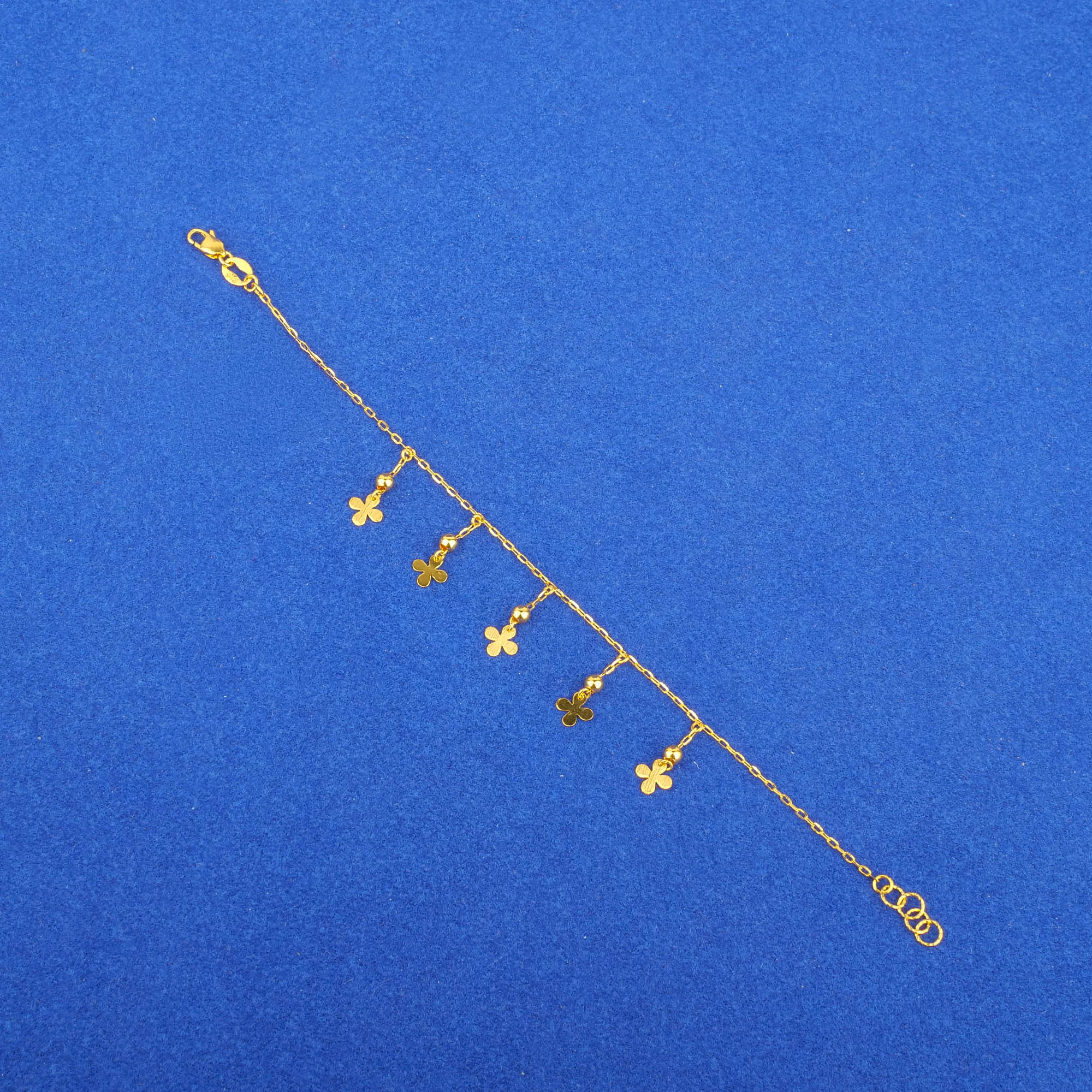 22K Gold 'Charm' Bracelet