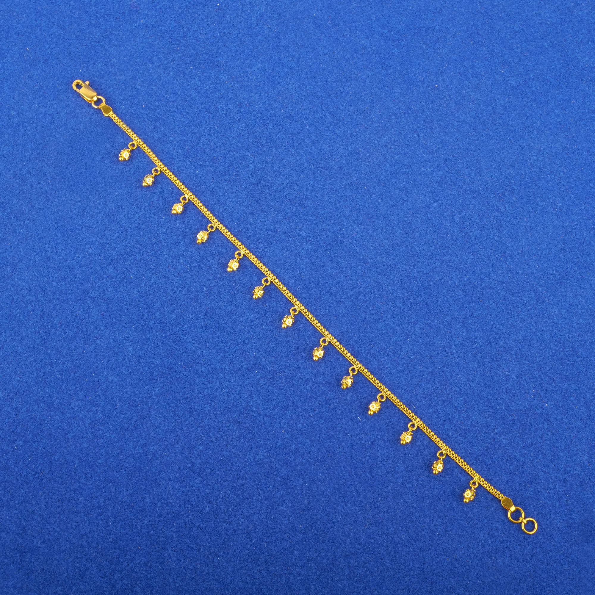 22K Gold 'Charm' Bracelet