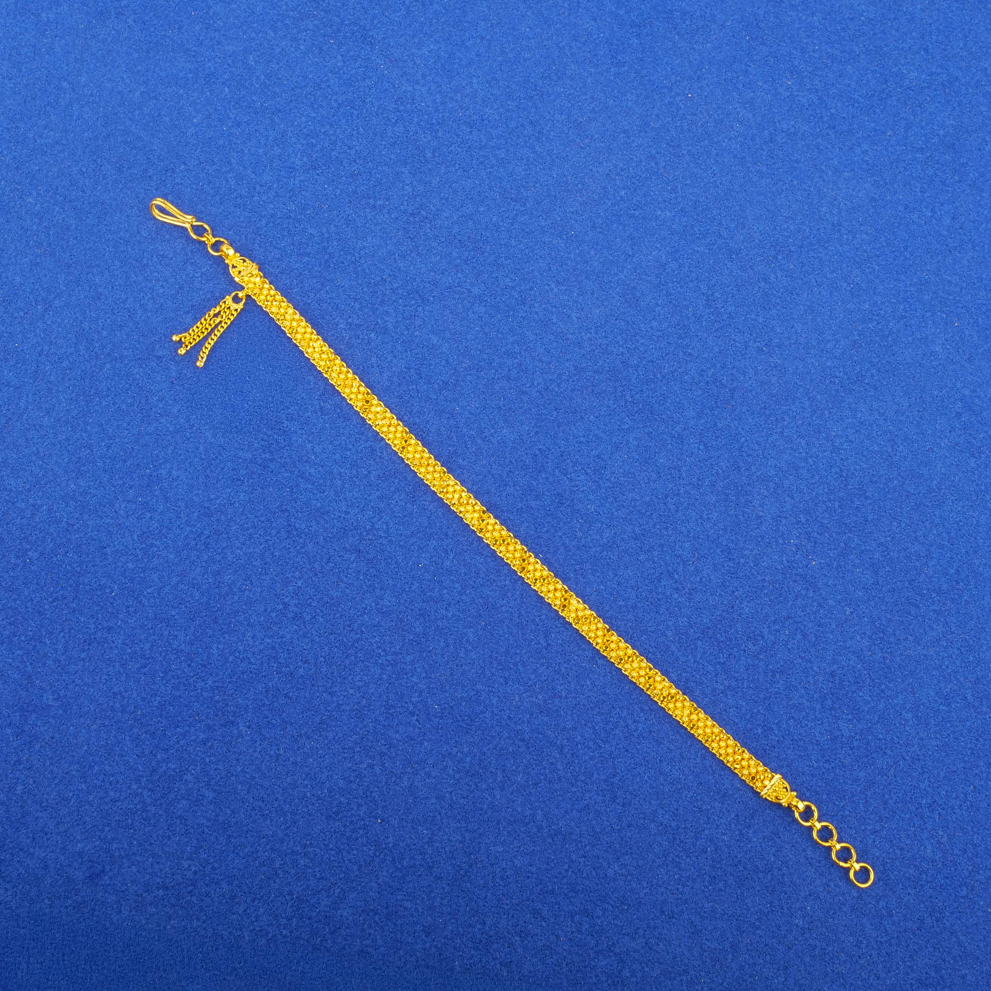 22K Gold 'Rope' Bracelet