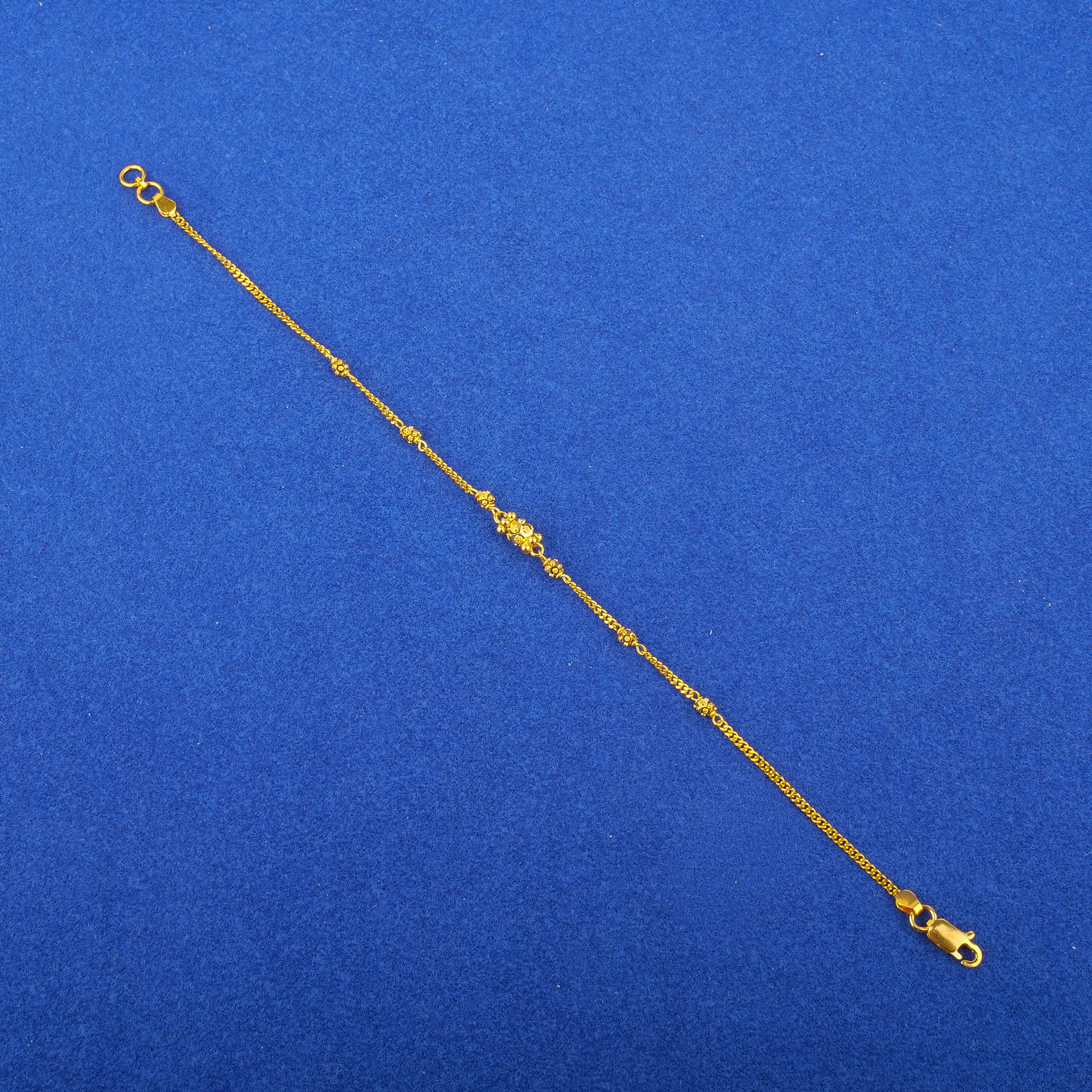 22K Gold 'Rope' Bracelet