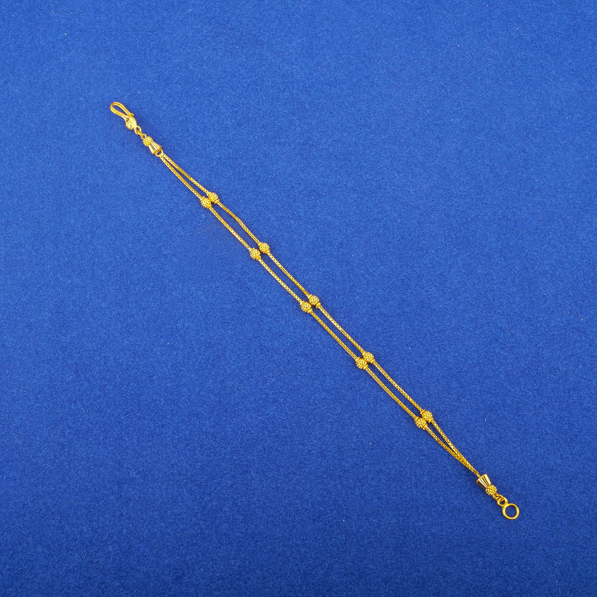 22K Gold 'Rope' Bracelet