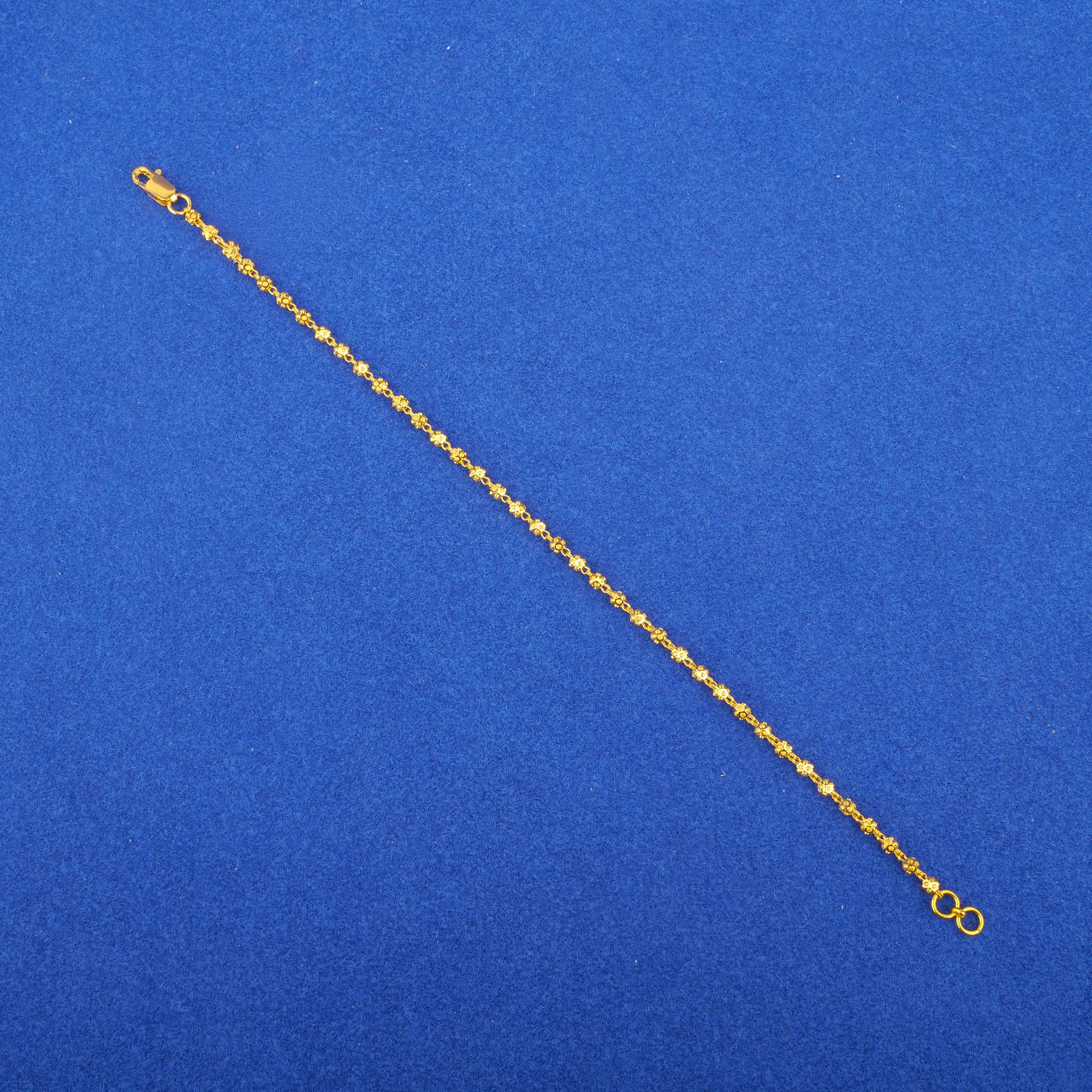 22K Gold 'Rope' Bracelet