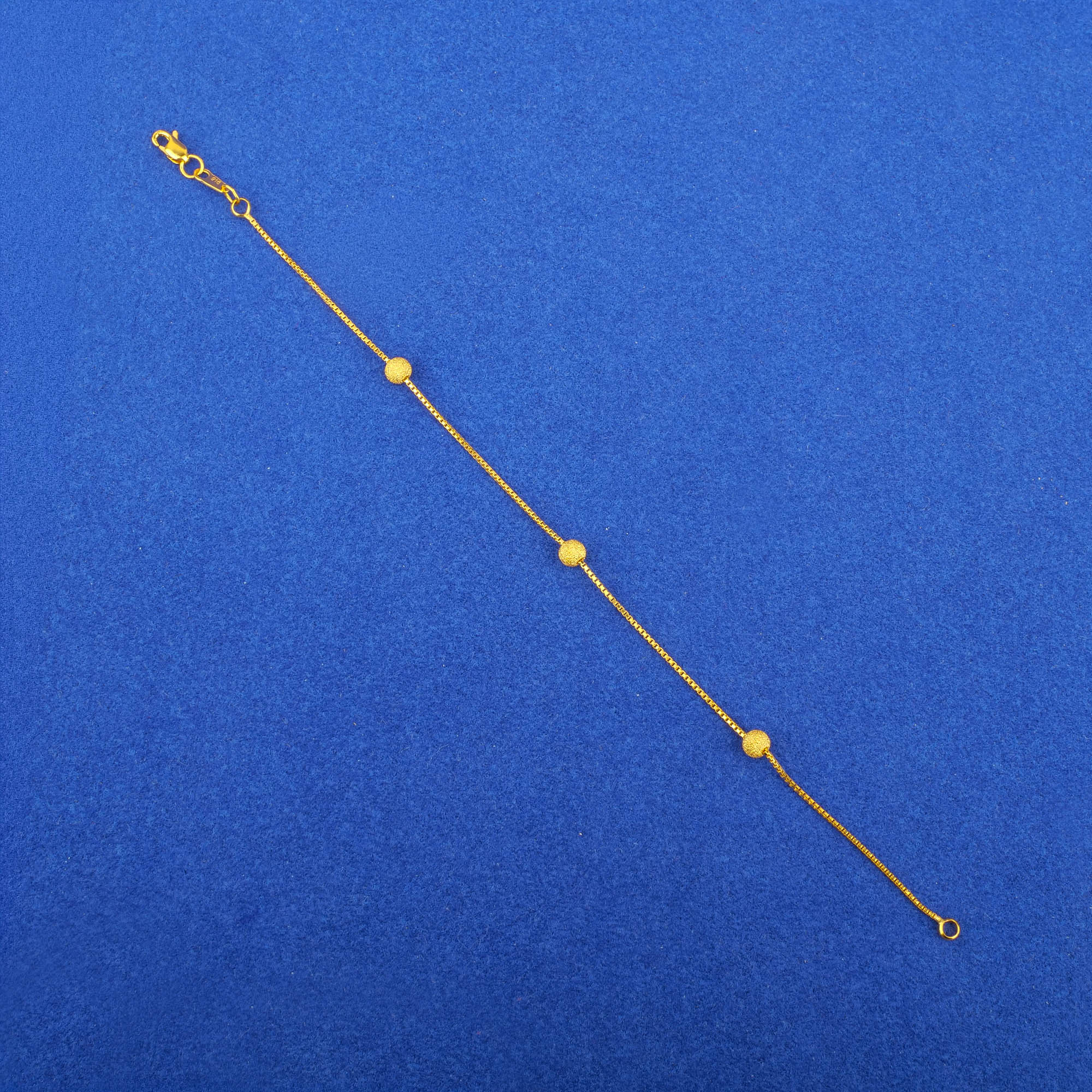 22K Gold 'Rope' Bracelet