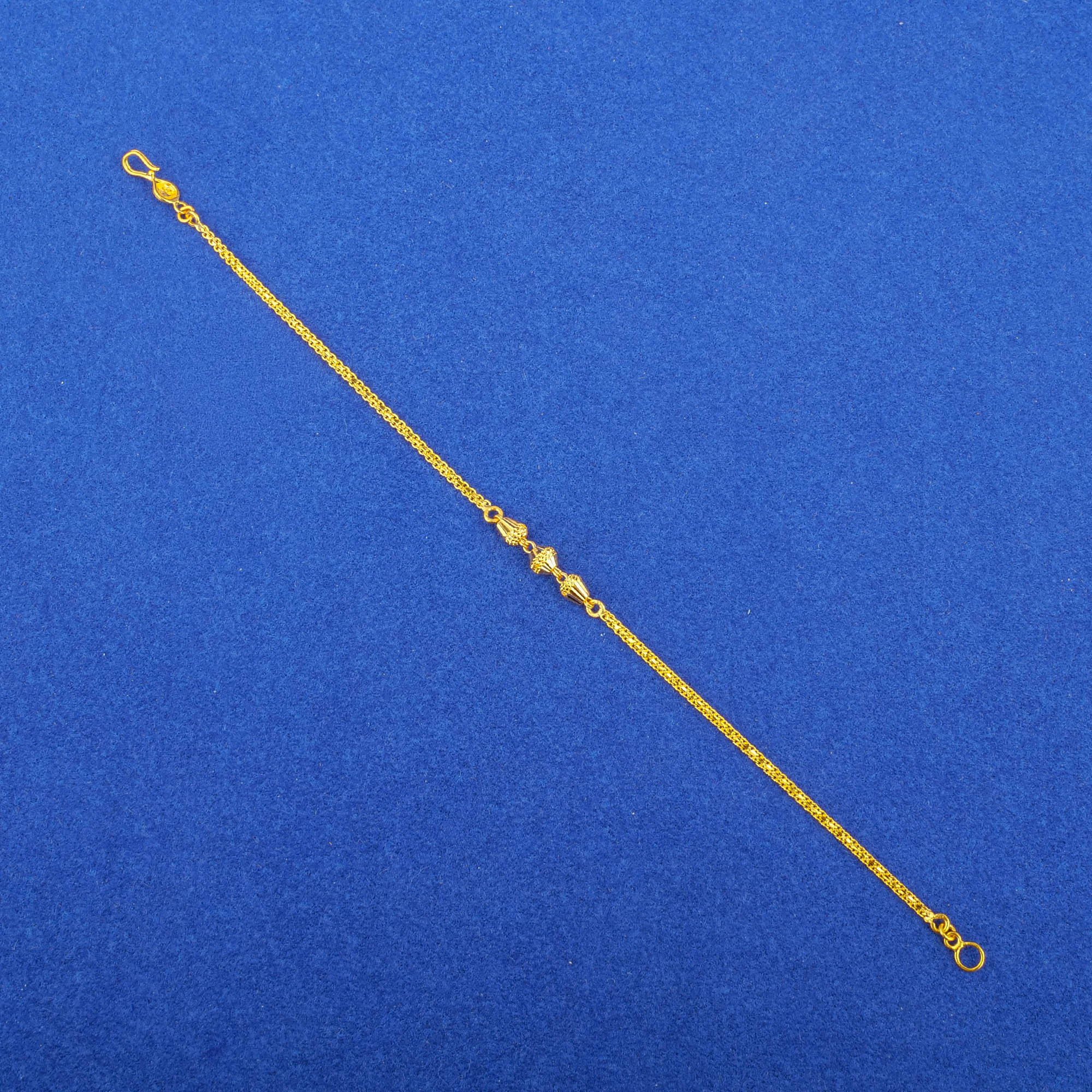 22K Gold 'Rope' Bracelet