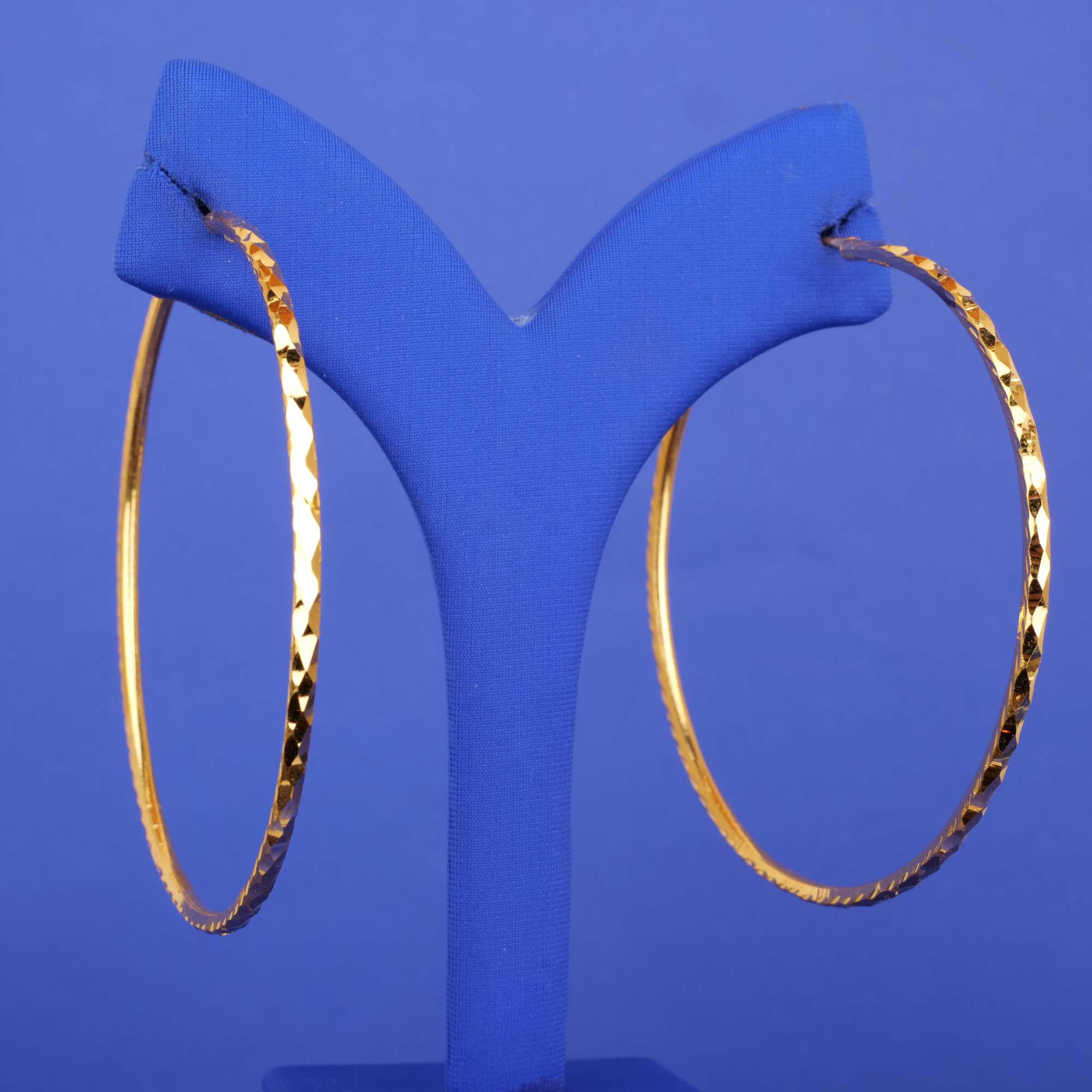 22K Gold Bali Earrings