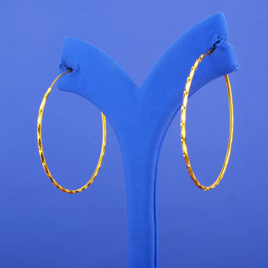 Twenty-Two Karat Gold 'Bali' Earrings