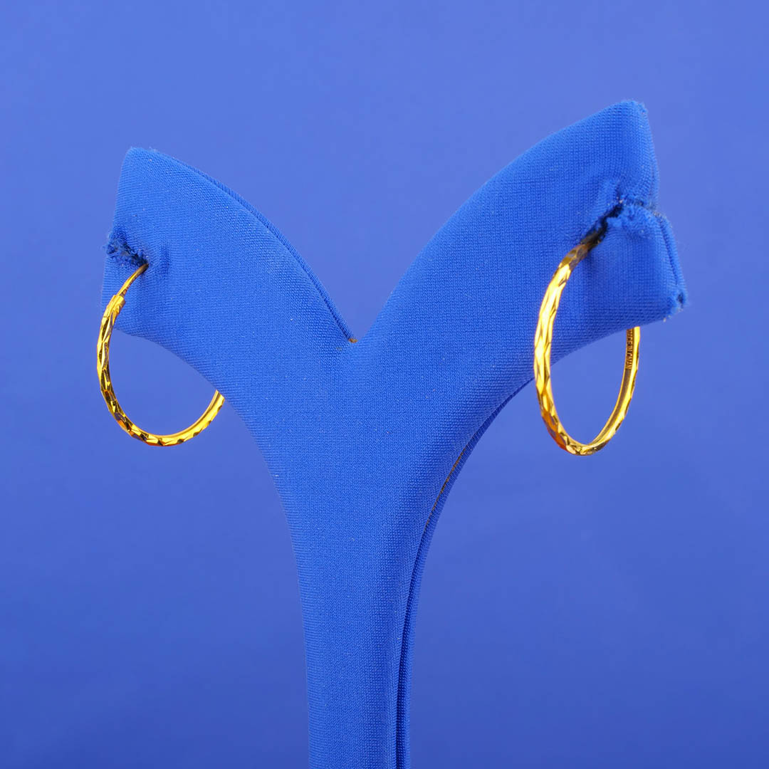 Twenty-Two Karat Gold 'Bali' Earrings