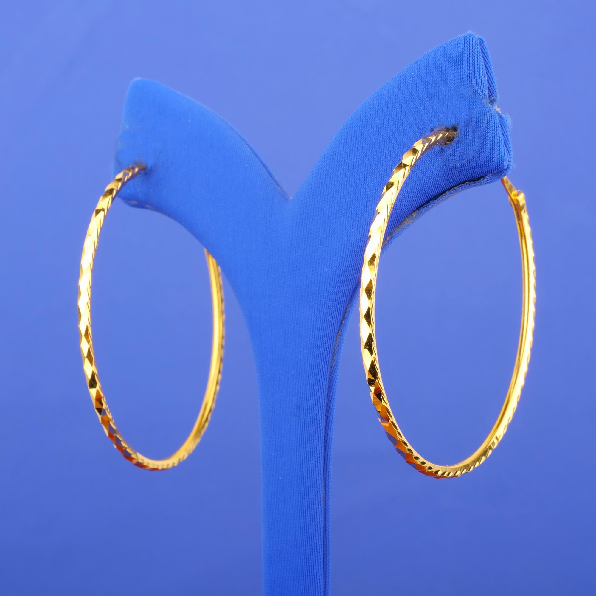 Twenty-Two Karat Gold 'Bali' Earrings
