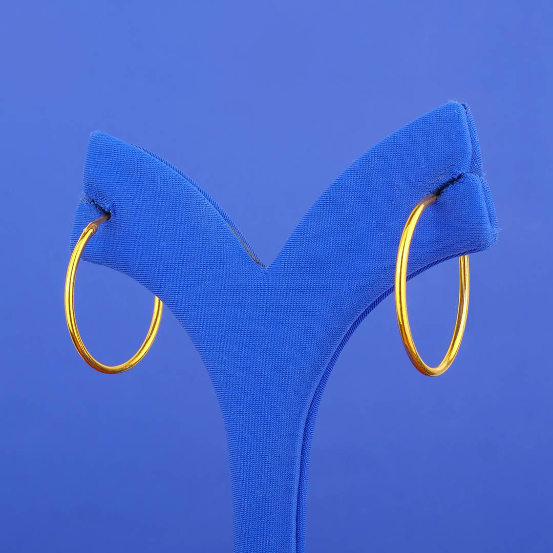 Twenty-Two Karat 'Fancy' Gold 'Bali' Earrings