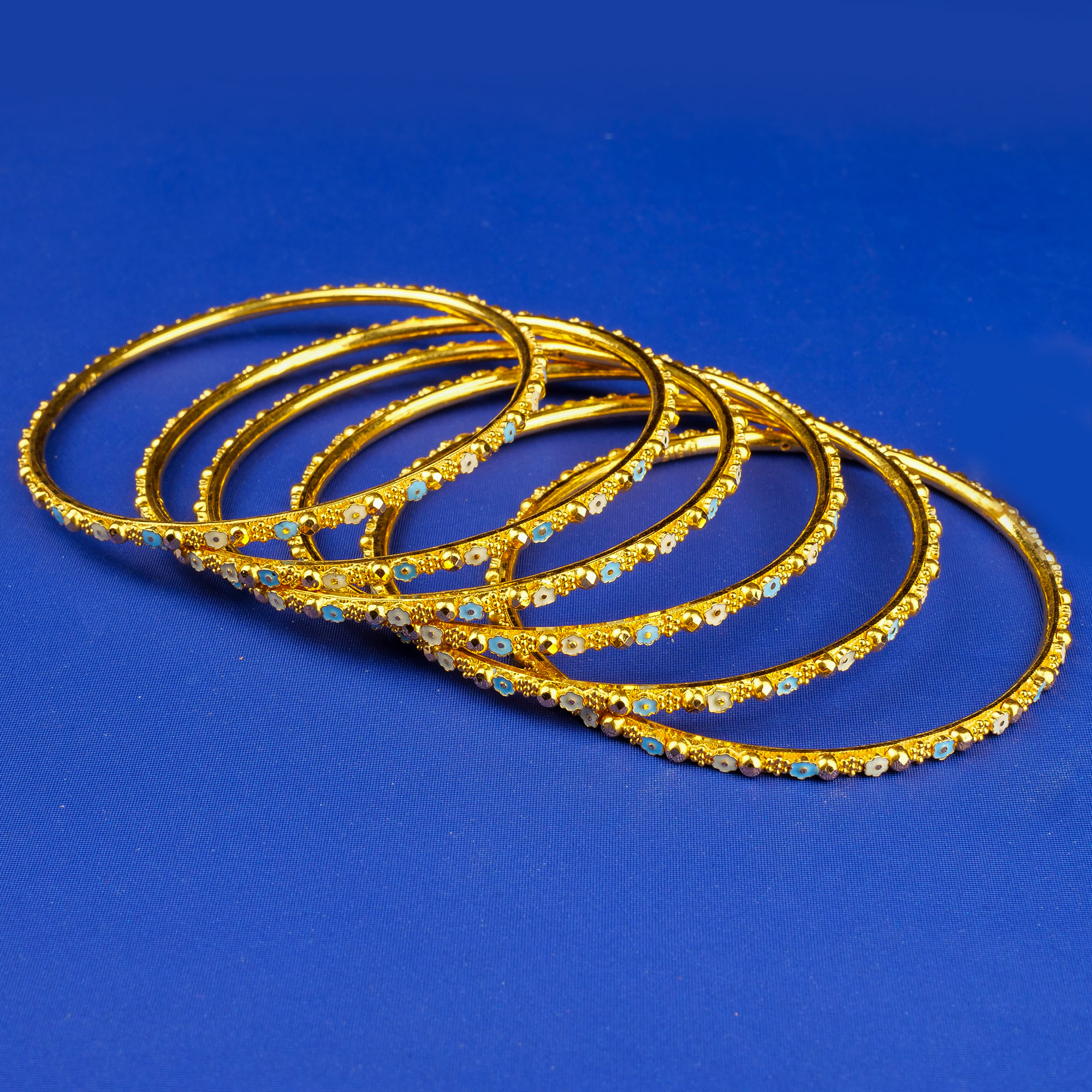 22K Minakari Gold Bangles