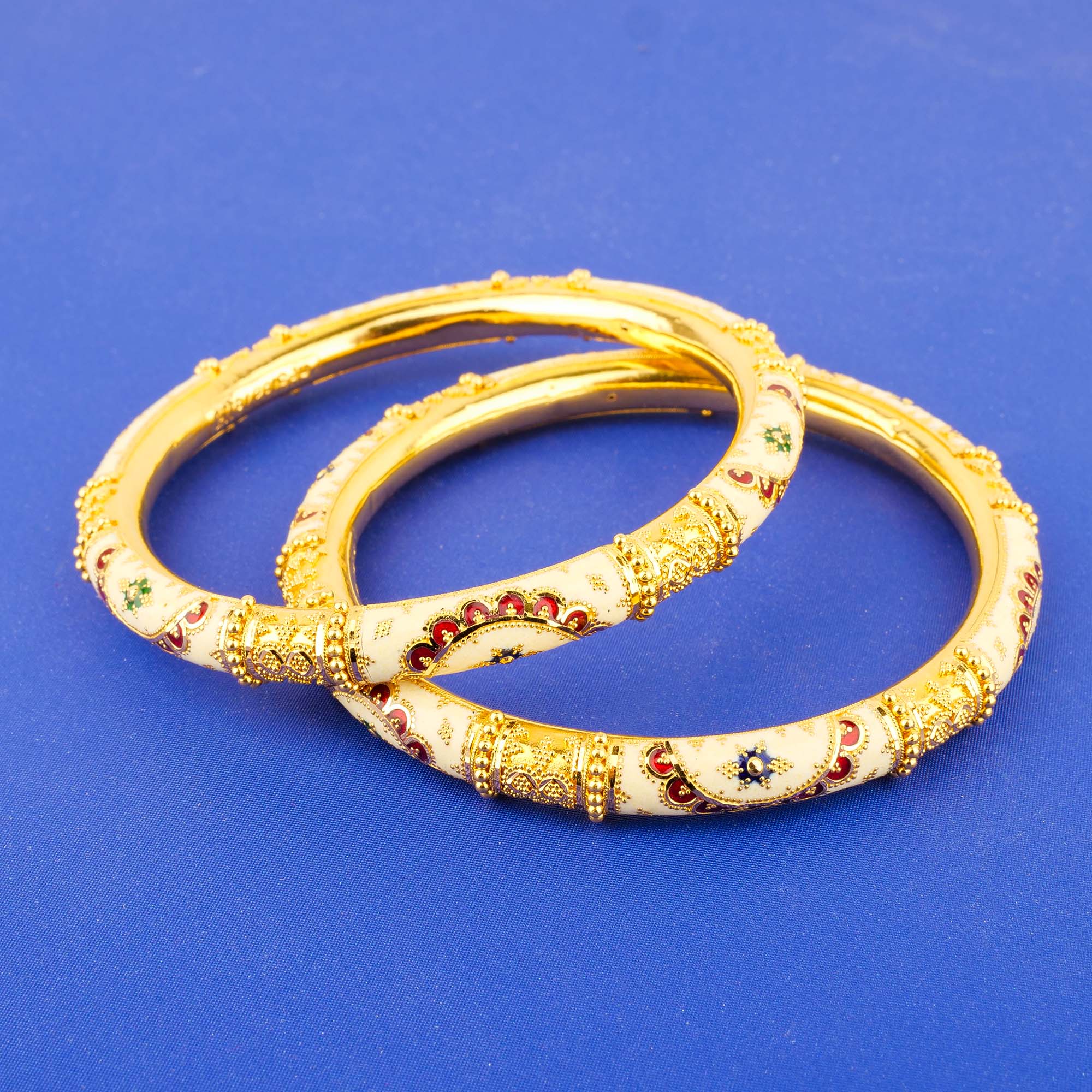 22K Minakari Gold Bangles