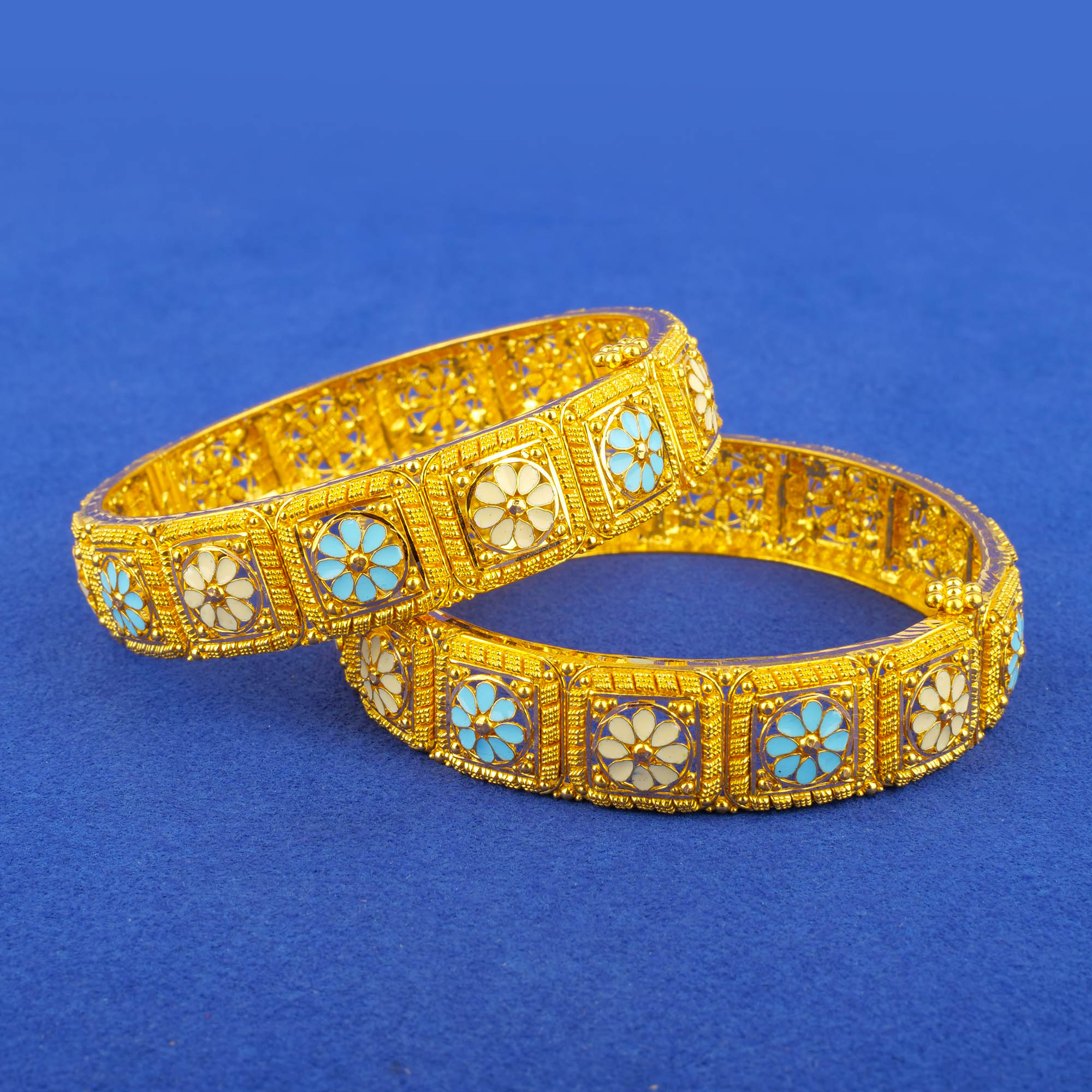 22K Minakari Gold Bangles (Cat. #1)